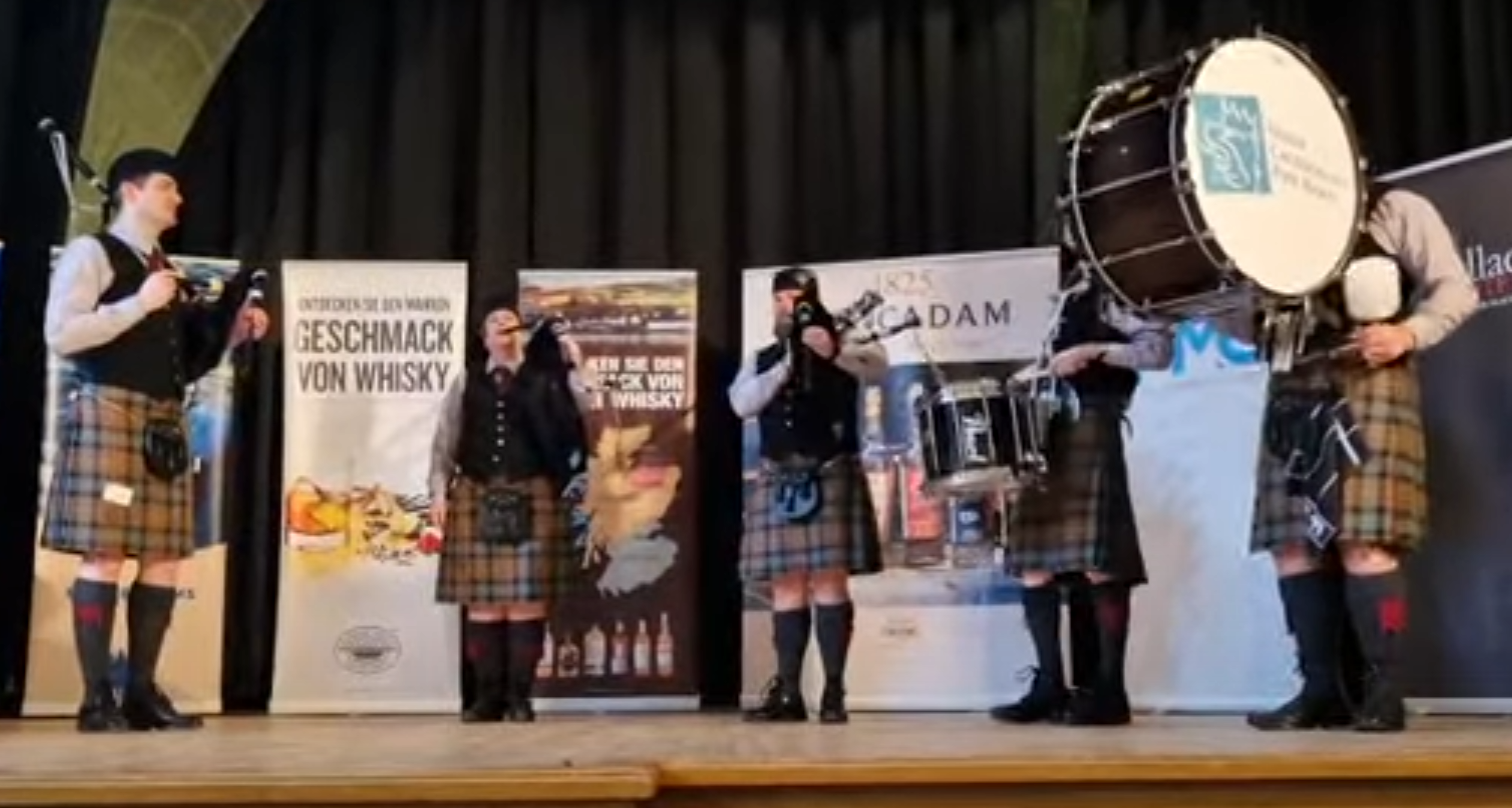 Quintet competitie Bremen 18 Januari 2025 Met Venlo Caledonian pipe band (1st Place performance award) 