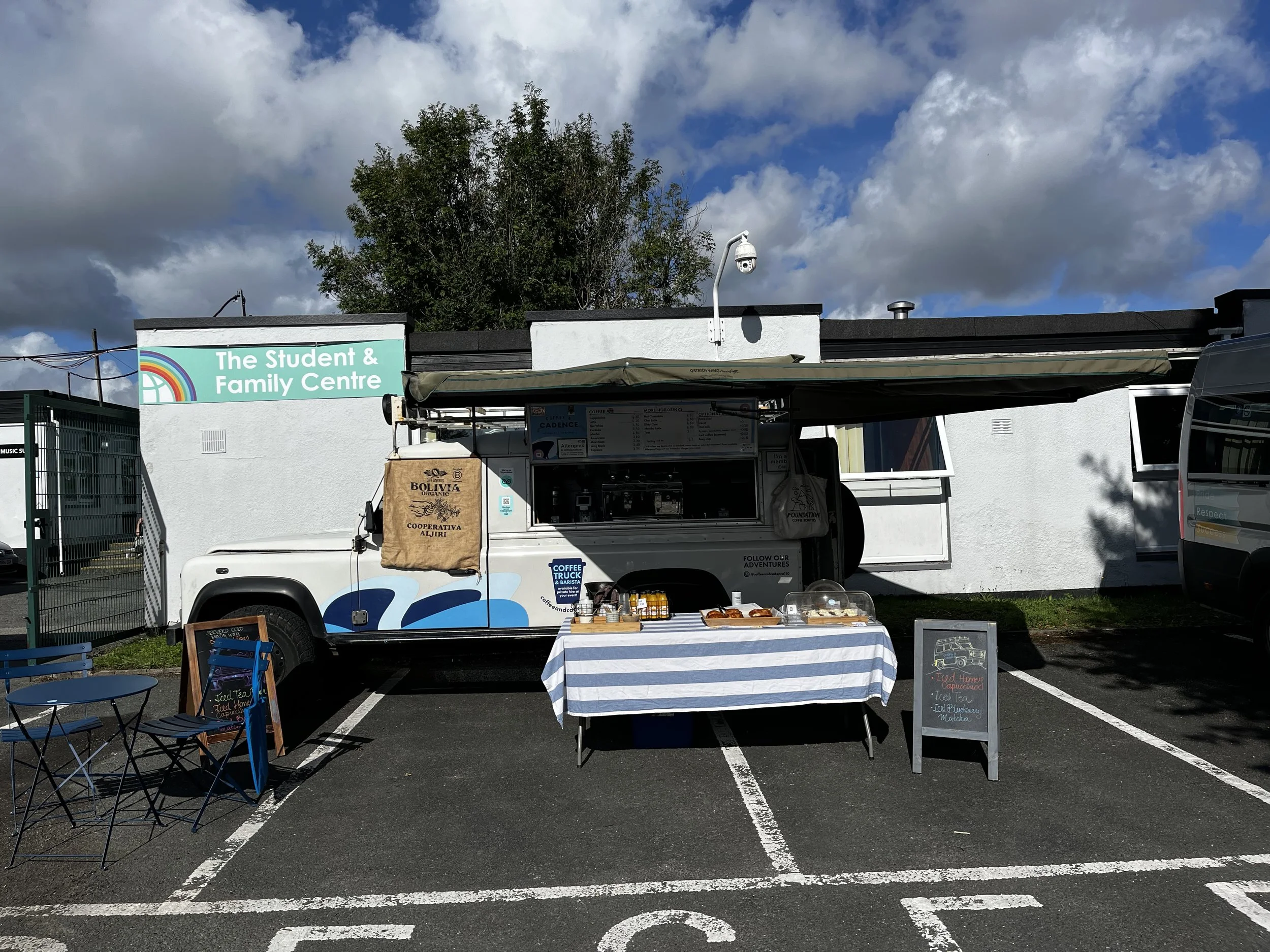 Coffee morning at the teachers’ INSET day at Penrice Academy in St Austell