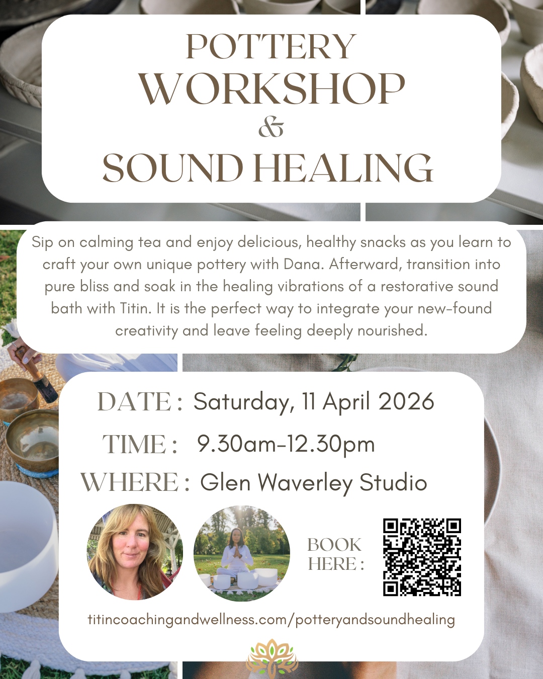 Pottery Workshop &amp; Soundhealing with Dana &amp; Titin