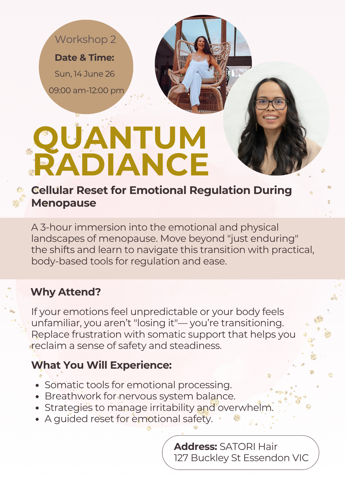 𝗪𝗢𝗥𝗞𝗦𝗛𝗢𝗣 𝟮: 𝗤𝘂𝗮𝗻𝘁𝘂𝗺 𝗥𝗮𝗱𝗶𝗮𝗻𝗰𝗲-𝘾𝙚𝙡𝙡𝙪𝙡𝙖𝙧 𝙍𝙚𝙨𝙚𝙩 𝙛𝙤𝙧 𝙀𝙢𝙤𝙩𝙞𝙤𝙣𝙖𝙡 𝙍𝙚𝙜𝙪𝙡𝙖𝙩𝙞𝙤𝙣 𝘿𝙪𝙧𝙞𝙣𝙜 𝙈𝙚𝙣𝙤𝙥𝙖𝙪𝙨𝙚