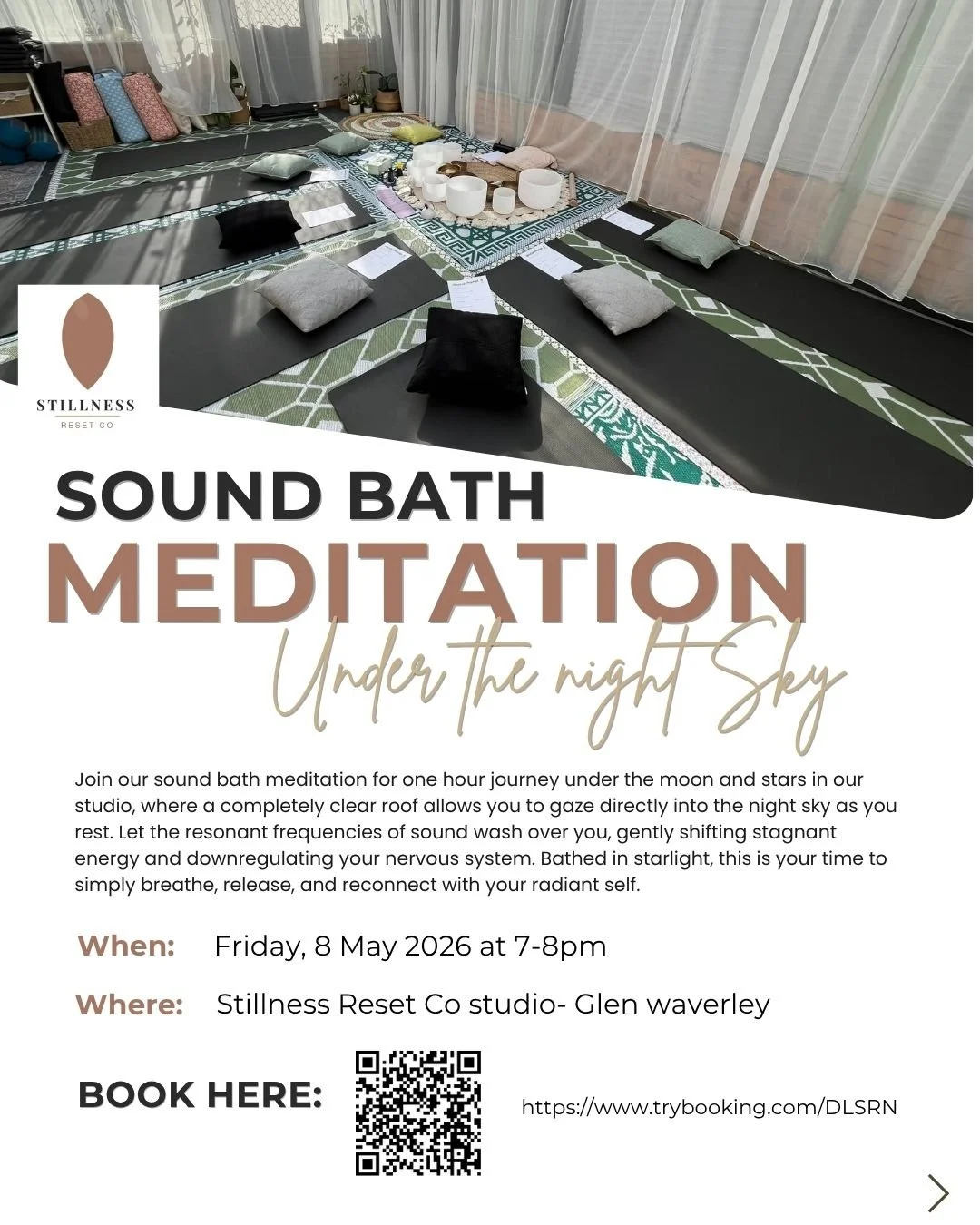 SOUND BATH MEDITATION- Under The Night Sky- SOLD OUT!