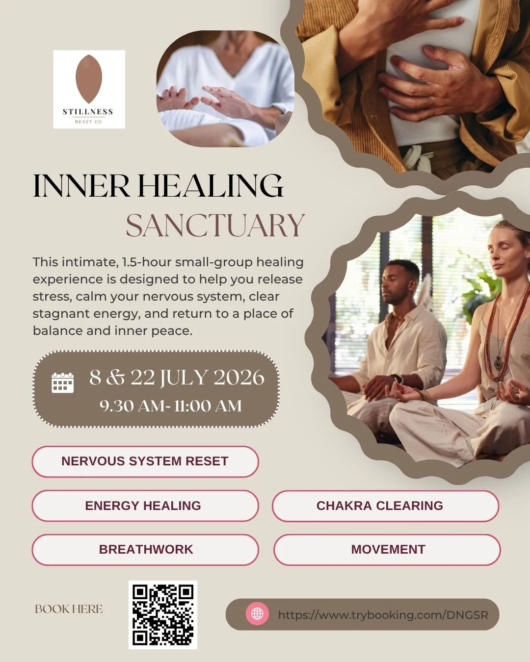 Inner Healing Sanctuary (Small Group Session) 8 &amp; 22 July