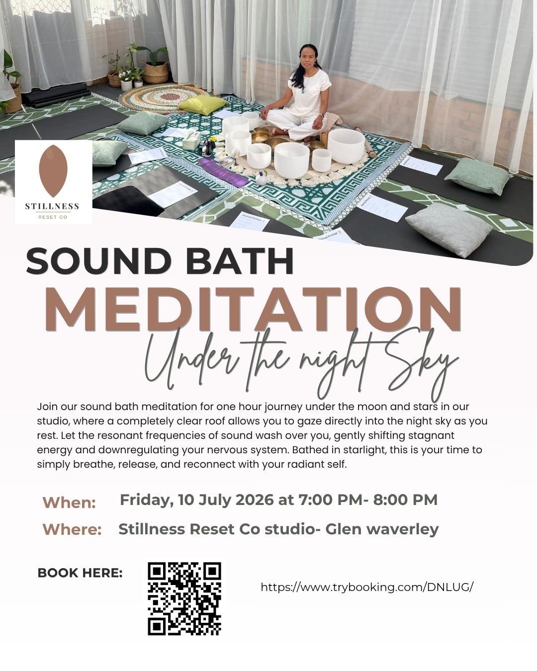 SOUND BATH MEDITATION- Under The Night Sky 
