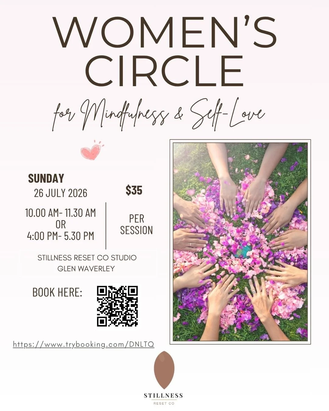 WOMEN’S CIRCLE for Mindfulness &amp; Self-love