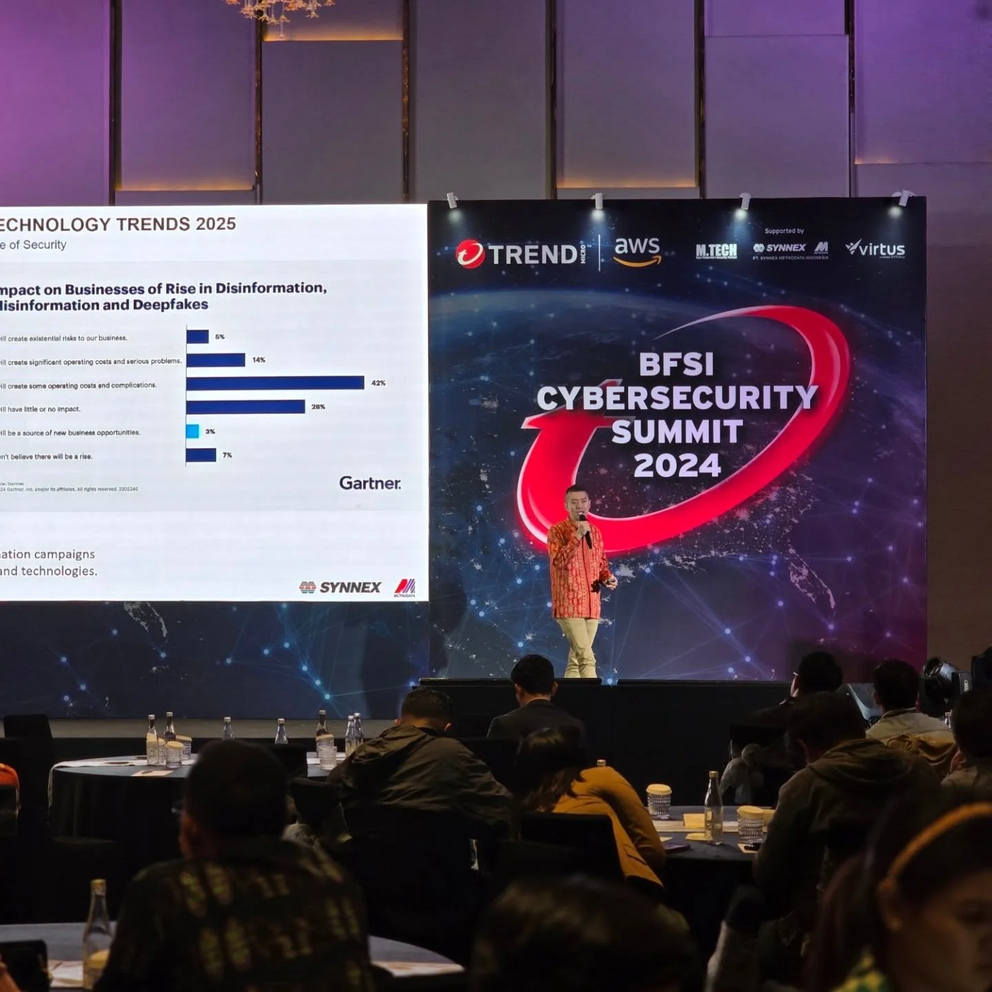I participated today in the @trendmicro Banking and Financial Sector Industry Security event focused on AI transformation. Trend Micro shared valuable insights about their latest advancements in #AI for cybersecurity, addressing the top ten strategic