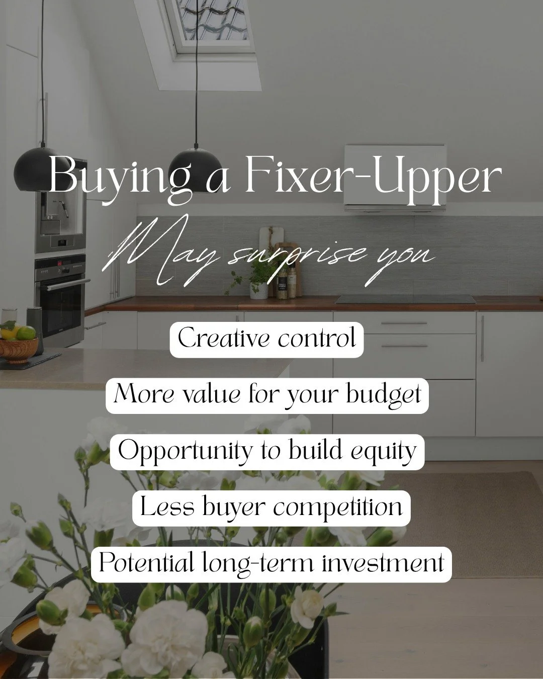 🔑 𝗕𝗨𝗬𝗜𝗡𝗚 𝗔 𝗙𝗜𝗫𝗘𝗥-𝗨𝗣𝗣𝗘𝗥

Buying a fixer-upper might not be the path you initially imagined&hellip; but for many buyers, it ends up being one of the most rewarding 🛠️

Homes that need a little work often come with opportunities you s