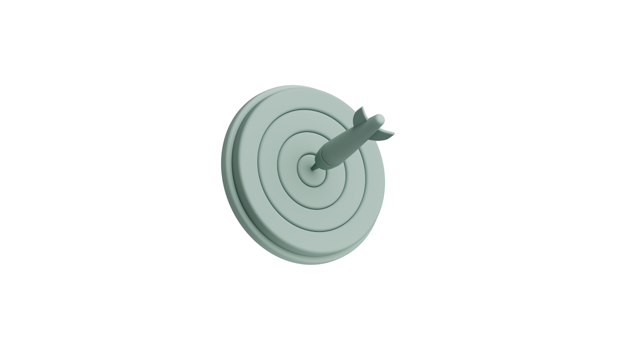 Icon of a target with an arrow hitting the bullseye.