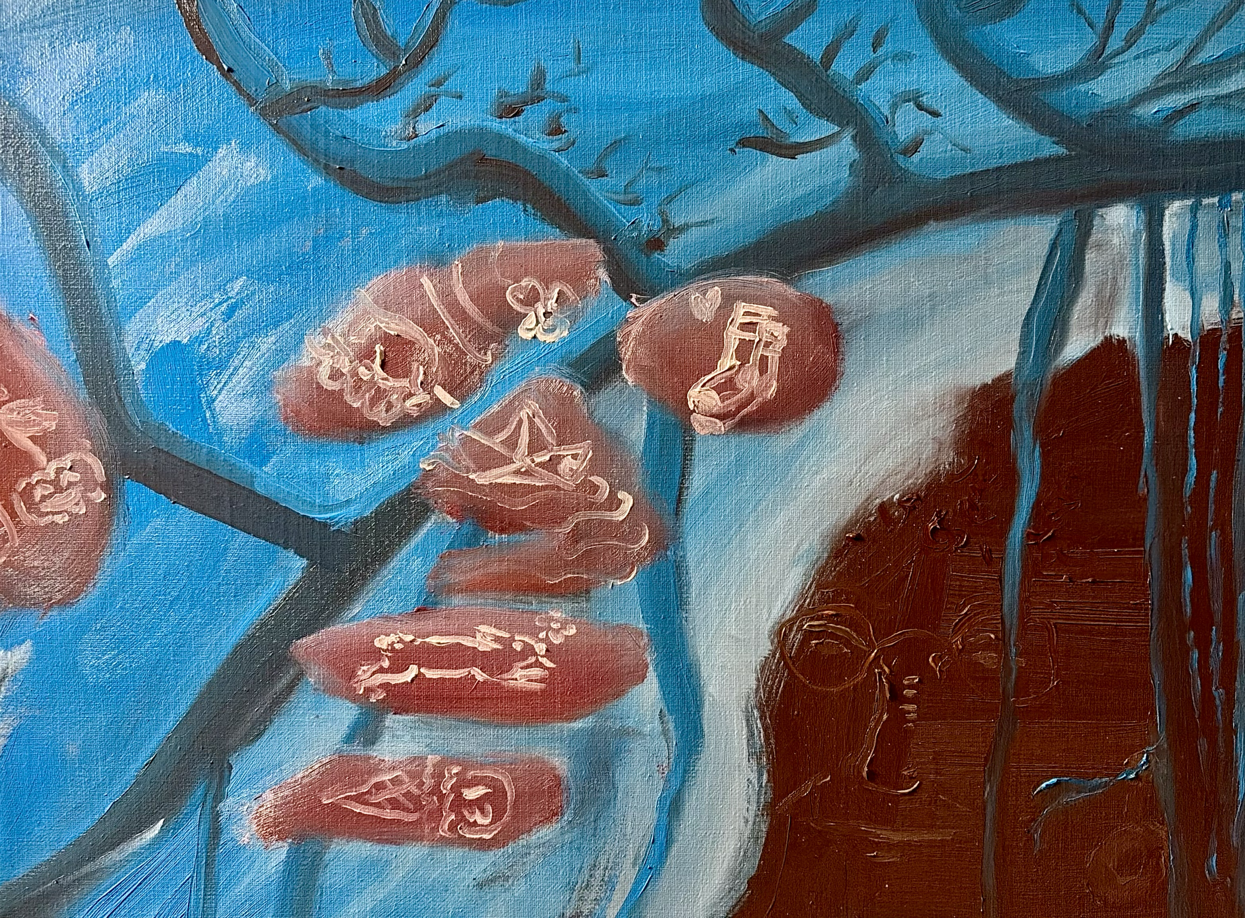 "I am pulled apart" (2026)
Oil on Cotton Canvas, 9" x 12"
$100