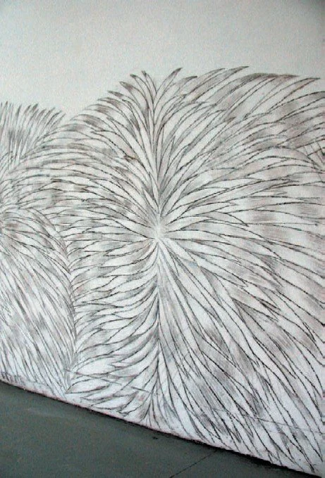 Buisson ardent, échelle 1
Fusains, 2,70 x 10 m | Diplôme, Atelier Anne Rochette, Paris, 2003.
