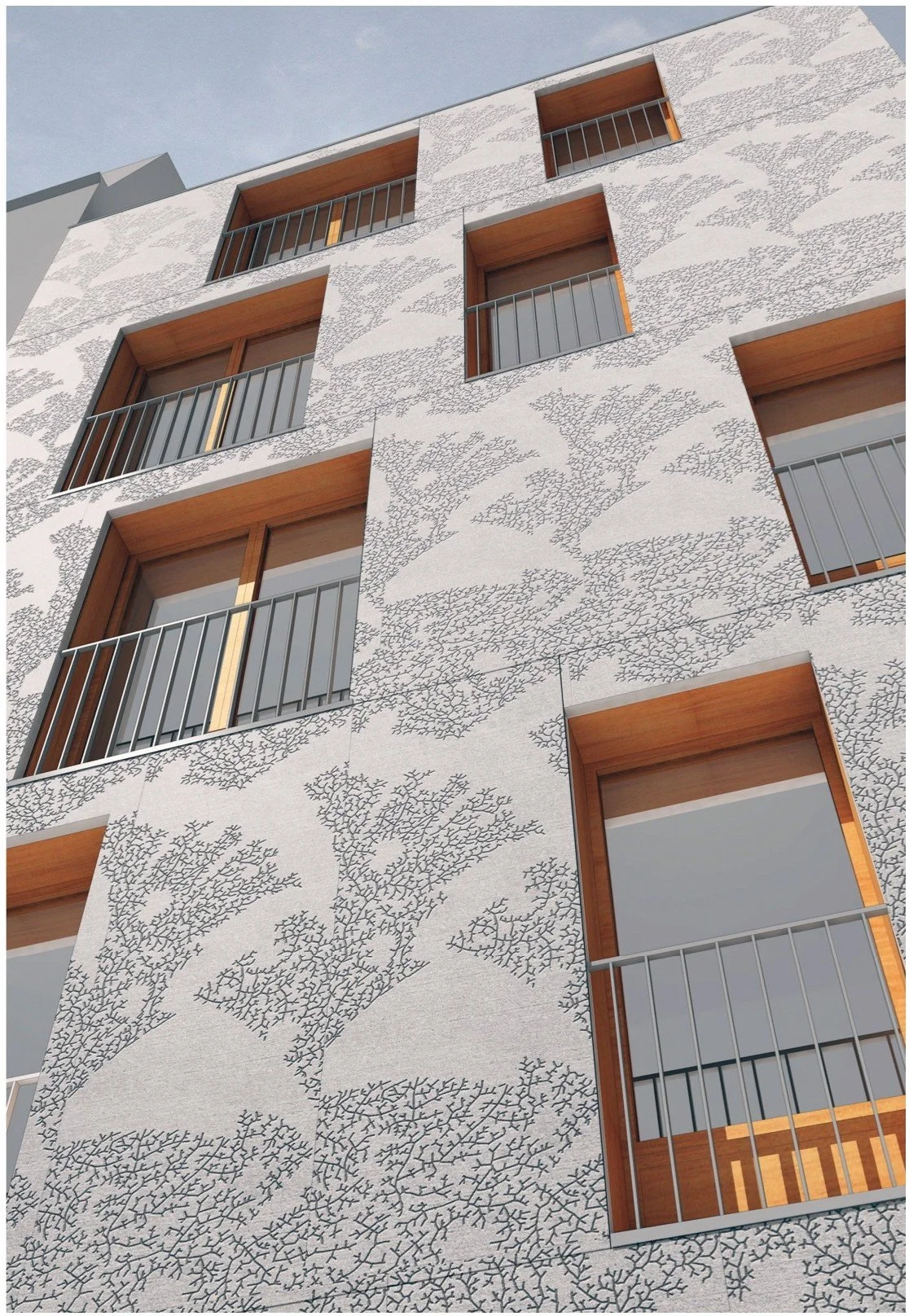 Façade d’immeuble. 2011 (Dessin réalisé en 2006) | Paris XVIIIe | Agence dZO.