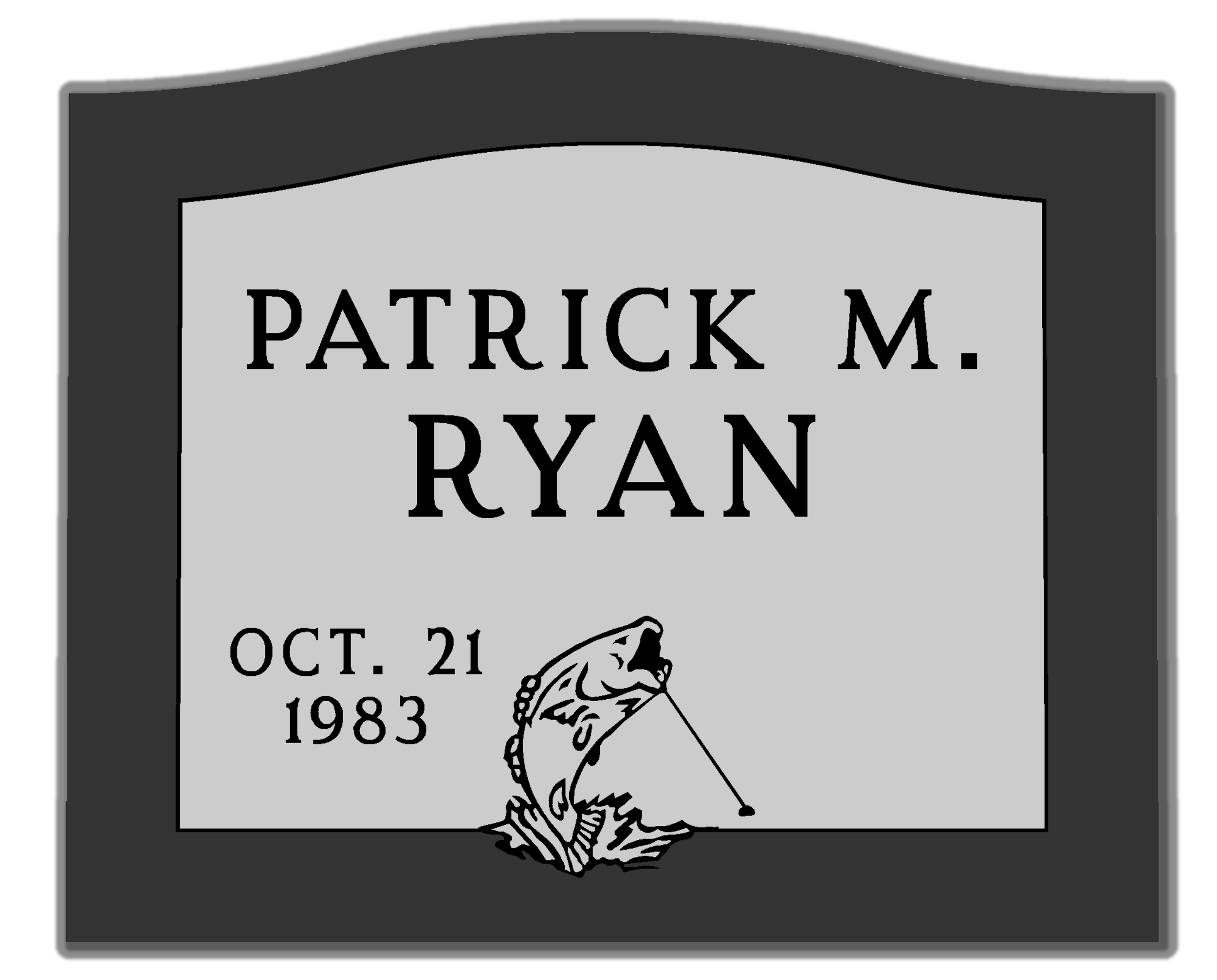 Custom Drawing for Headstone