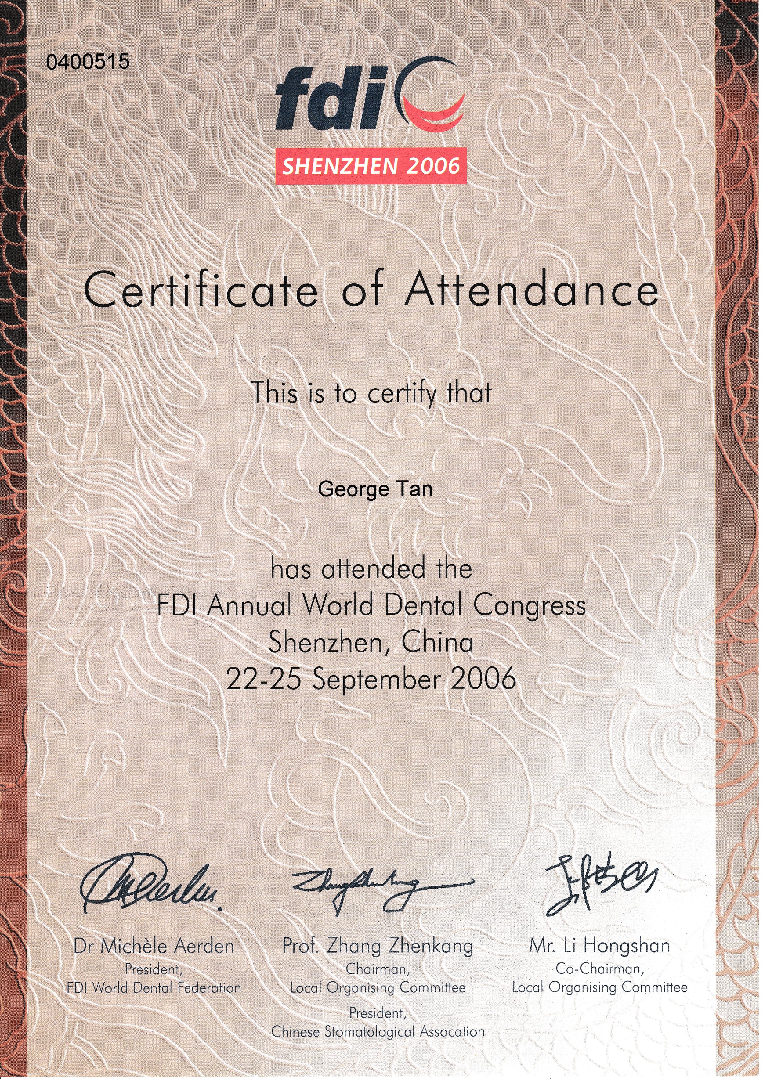 FDI 2006 Shenhzen