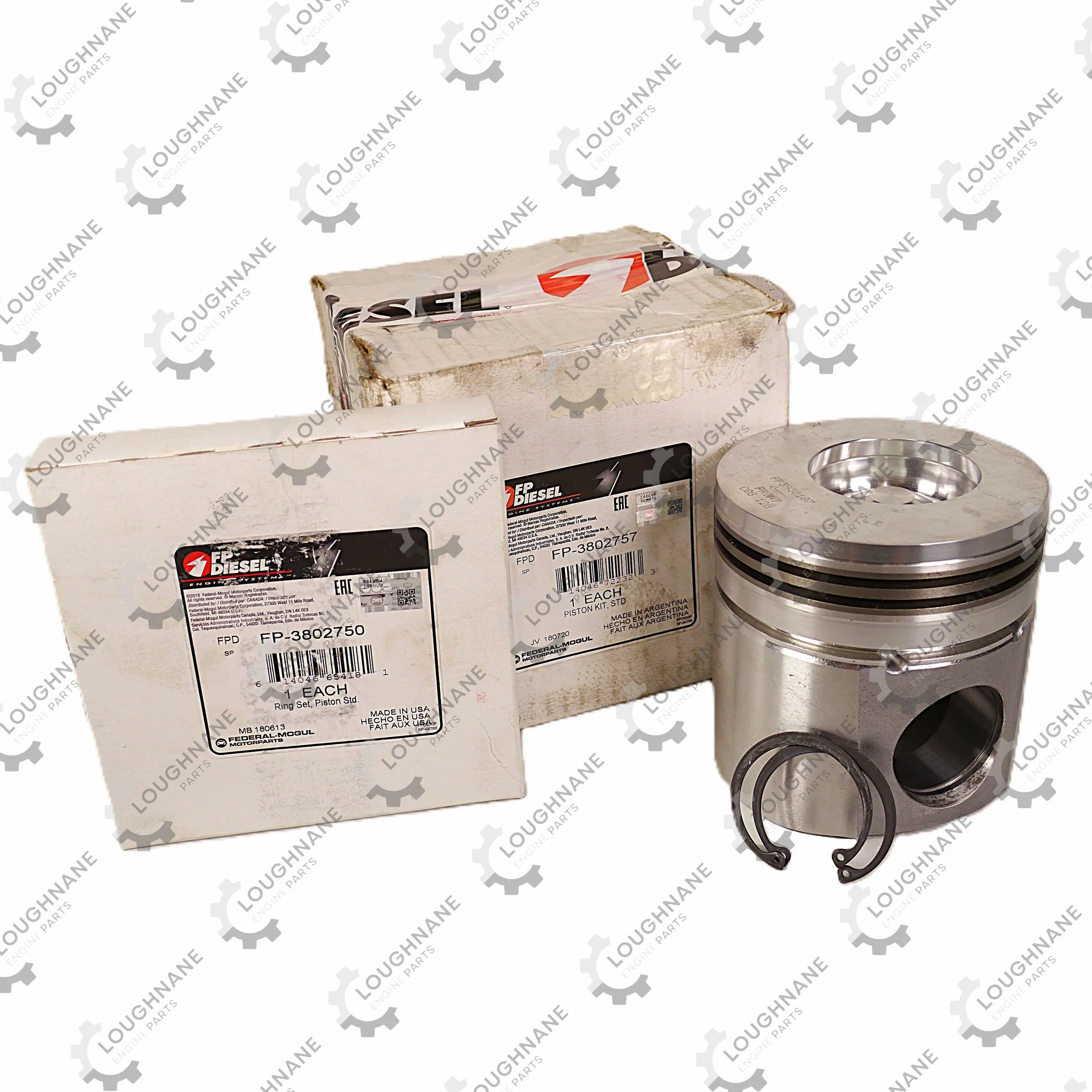 Cummins Piston Kit STD B Series FP Diesel 3802757