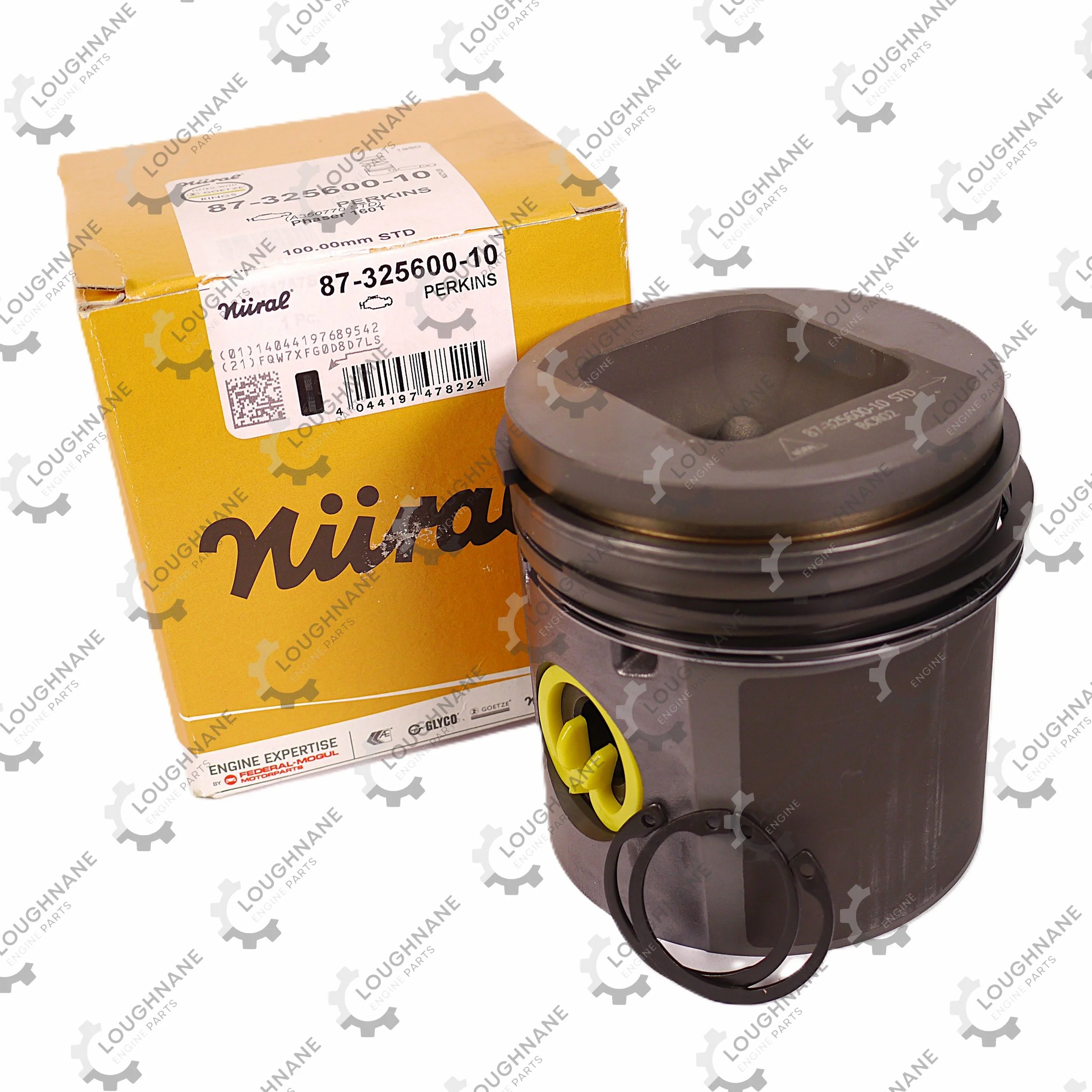 Perkins Piston Kit 100mm NURAL 87-325600-10