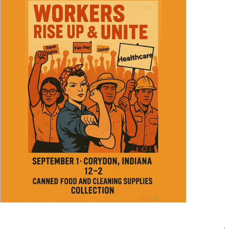 Workers Rise Up & Unite Rally in Corydon