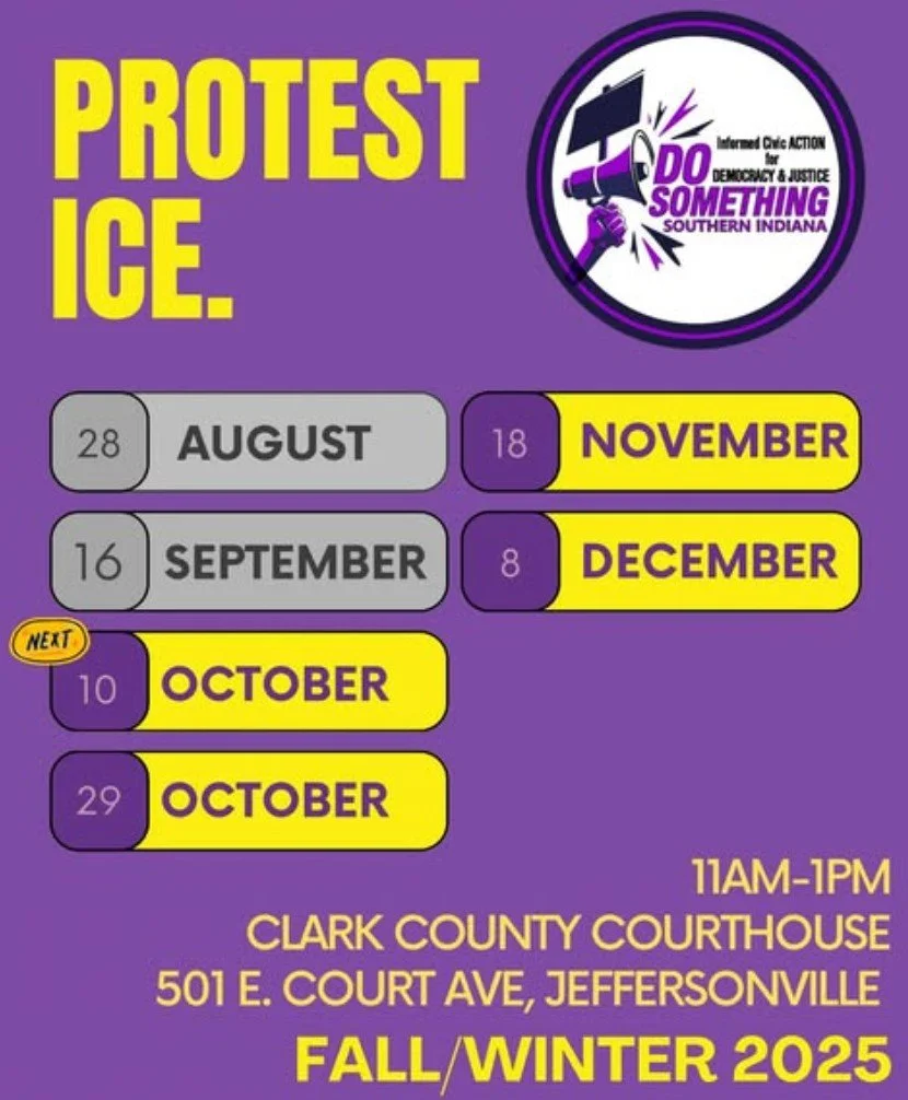 Protest for ICE Detainees in Southern Indiana, Clark County