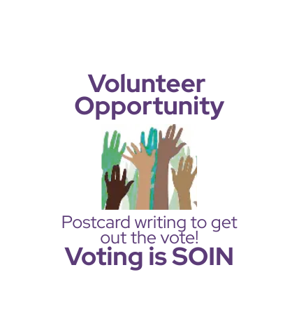 Get Out the Vote (GOTV) Postcard Project Volunteer Op #1