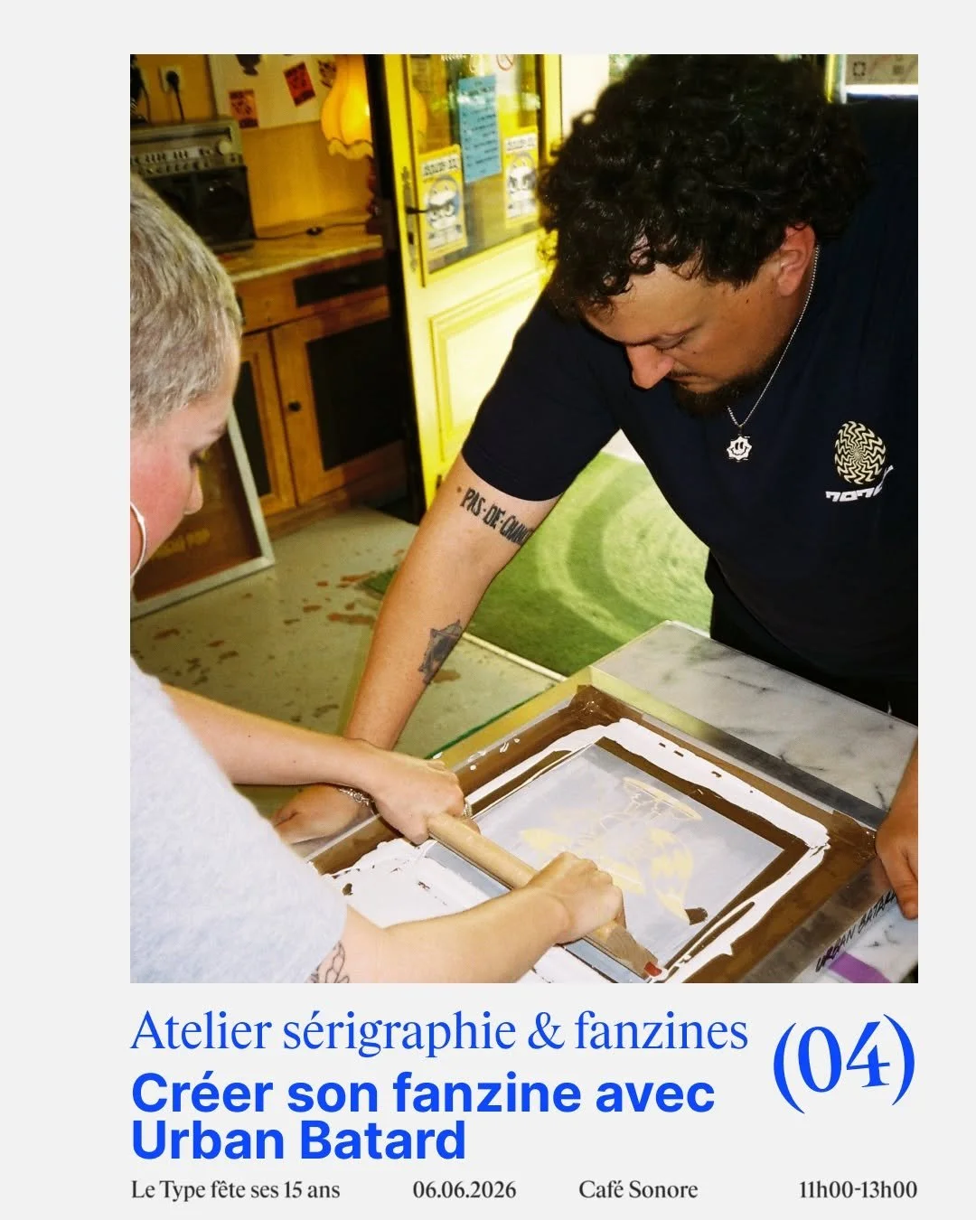 Atelier serigraphie &amp; fanzine 