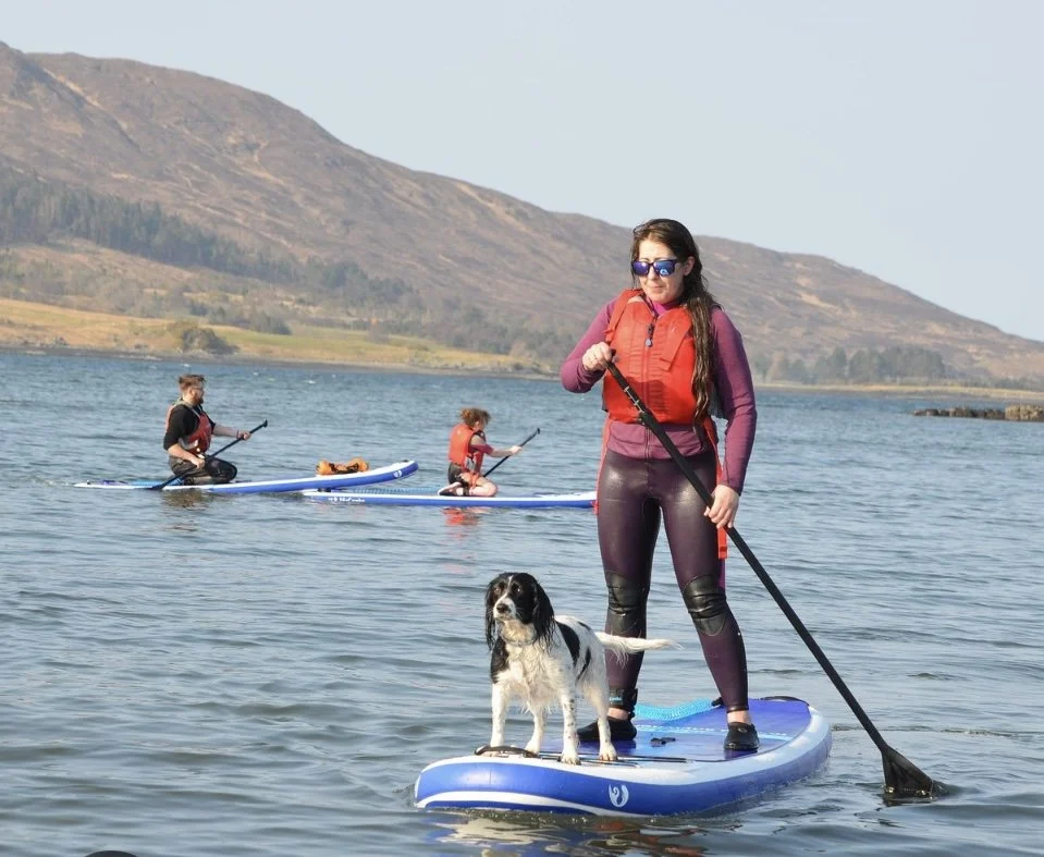 Paddle boarding Plockton