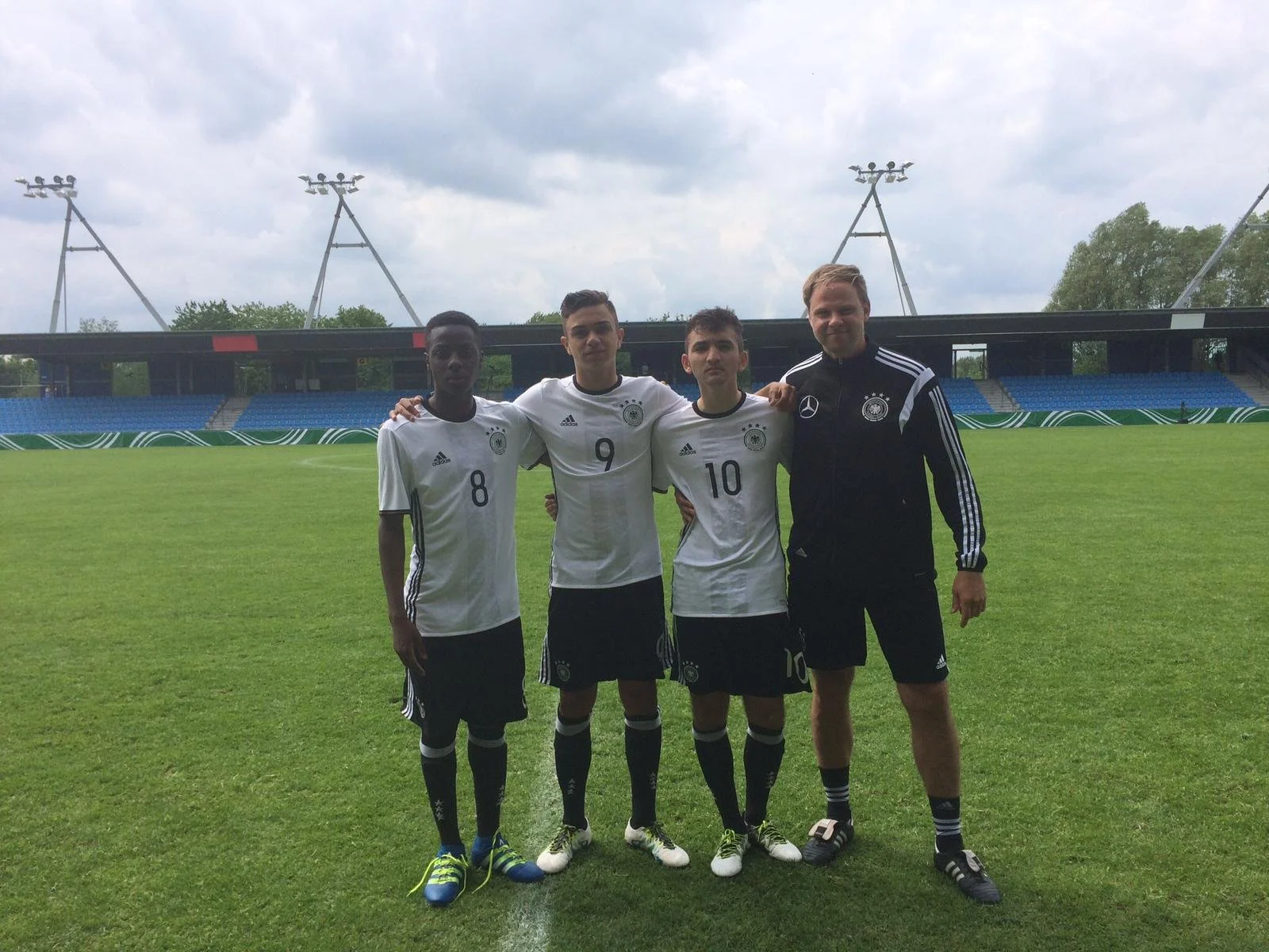 1. Länderspiel U15 Merveille Papela/Erkan Eyibil/Oliver Batista Meier