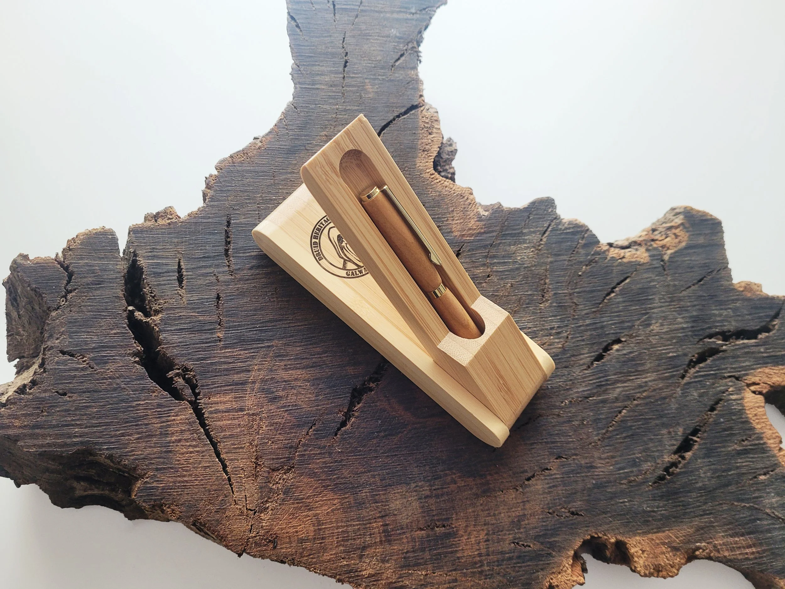 Apple Wood Pen With Elegant Wooden Display Box