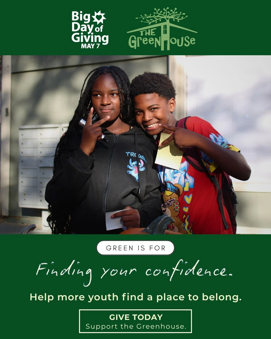 Because of YOUR generosity, youth at our center are discovering their voice, building confidence, and stepping into their potential. What a gift for our youth, to have a space where they can discover who they are and be encouraged to pursue their dre
