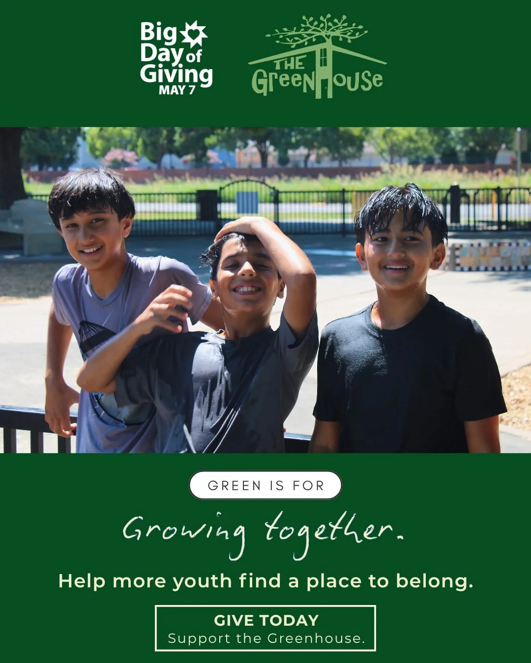 Because of our donors&rsquo; generosity, we&rsquo;re growing stronger&mdash;together. Every gift fuels connection, resilience, and opportunity for the youth we serve. THANK YOU for helping  The GreenHouse build a community where everyone can rise. 💛