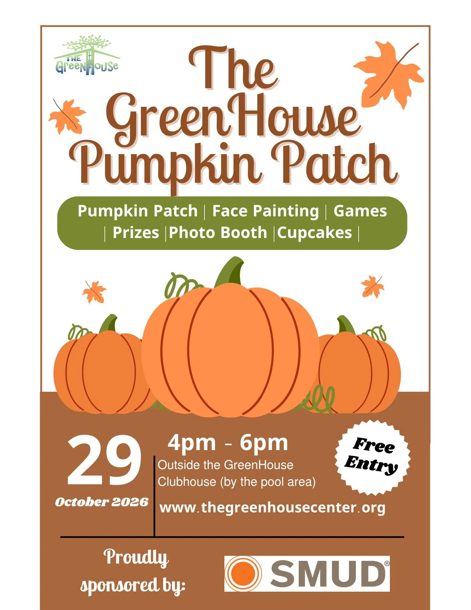 🎃🍂 THE GREENHOUSE PUMPKIN PATCH IS COMING NEXT WEEK! 🍂🎃
Fall fun is calling! 🧡🍁 Bring the whole family and join us at The GreenHouse for some pumpkin patch fun! Whether you're little or young at heart, there's something special about enjoying t