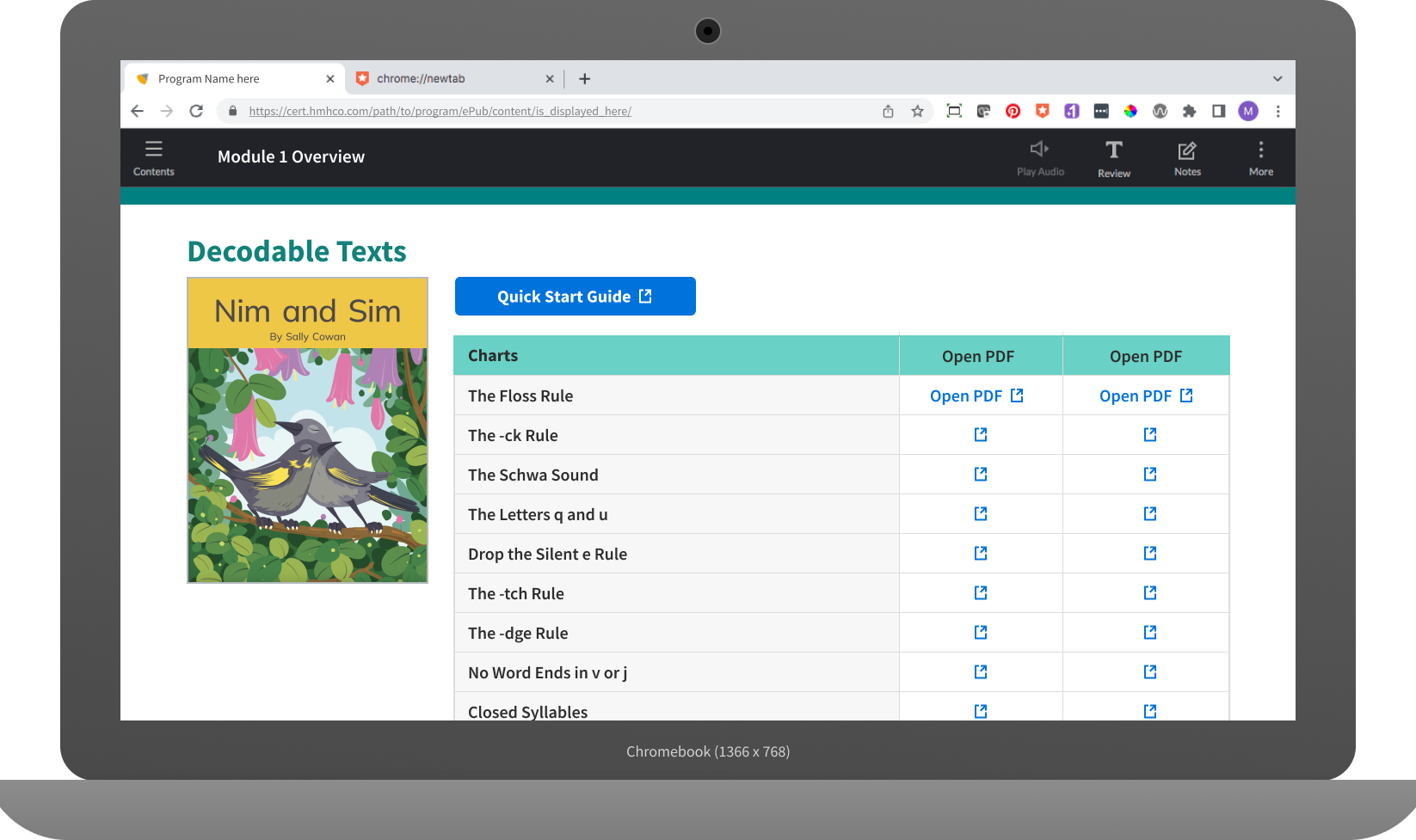 Decodable Texts direct links