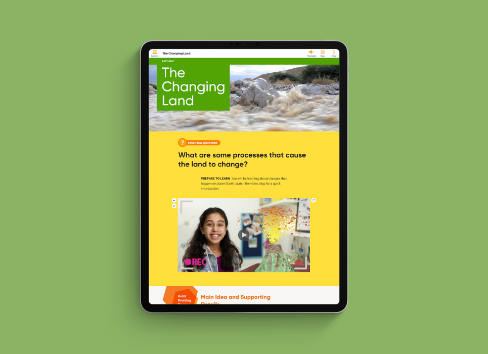UI Design: Cross-Curricular Reading
