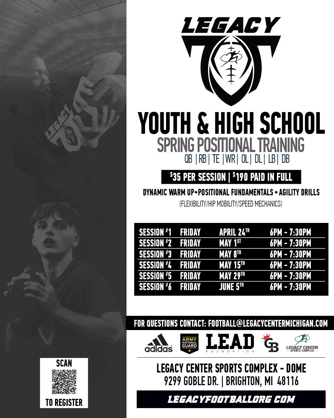 Football Camps & Showcases | Join the Football Showcases Today — Legacy ...