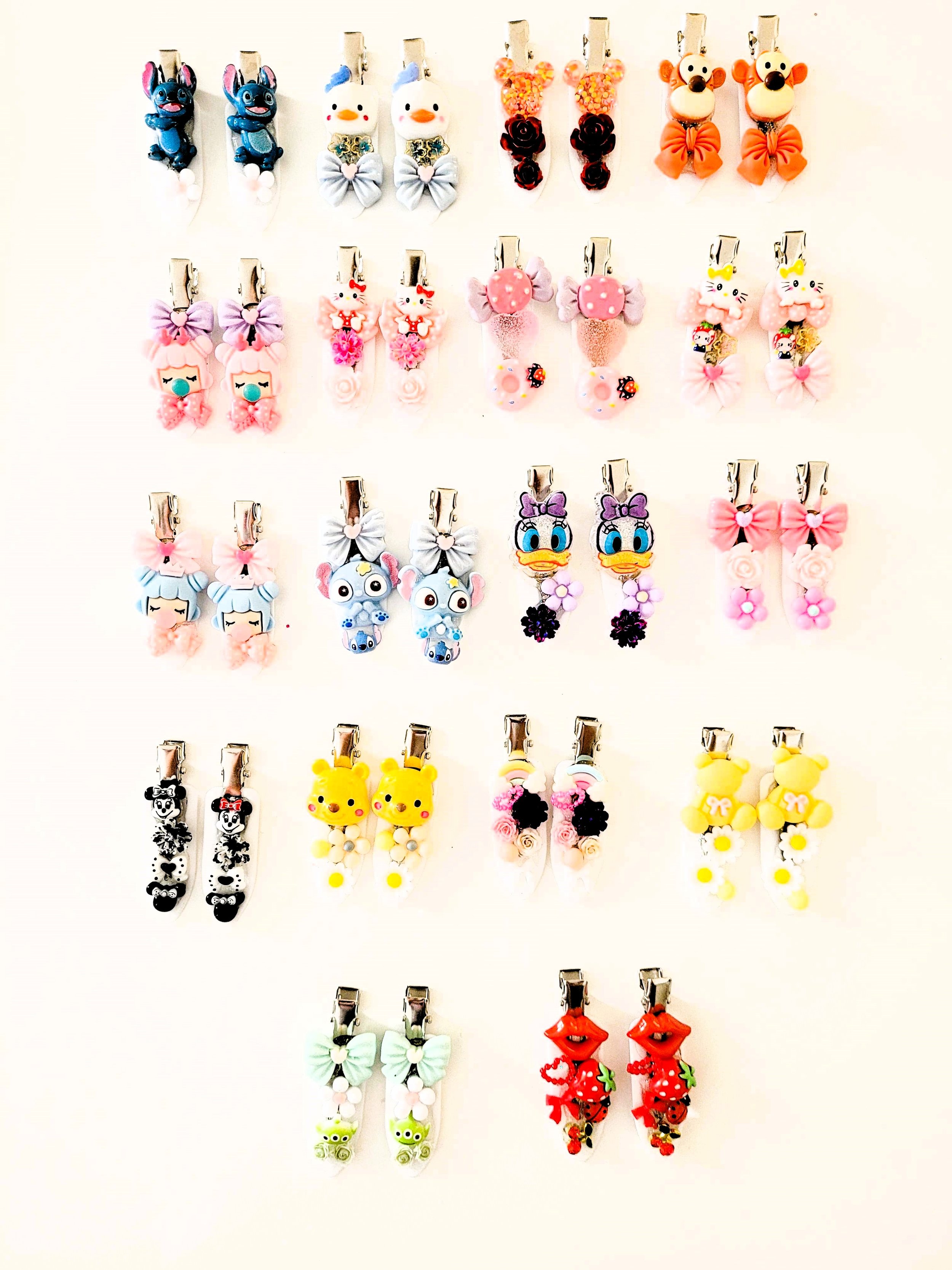 Lot de barettes à cheveux (5 paires)