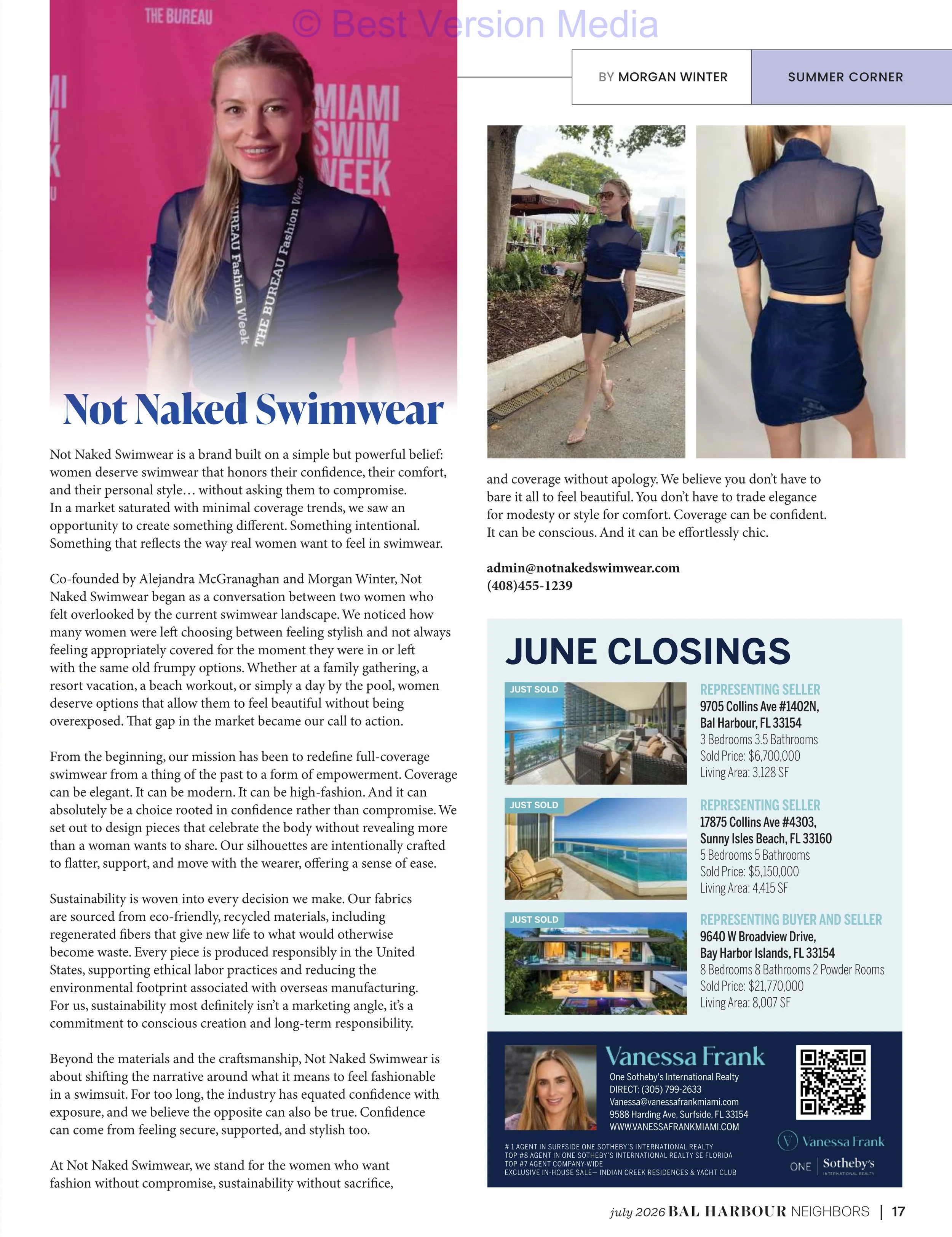 Bal Harbour Magazine July 2026