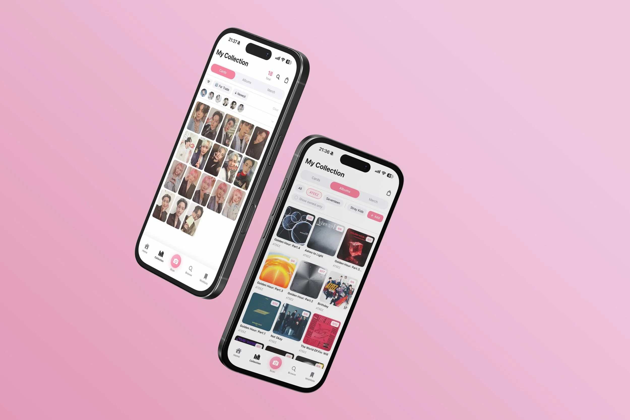 Your photocard collection, your album collection, at your fingertips