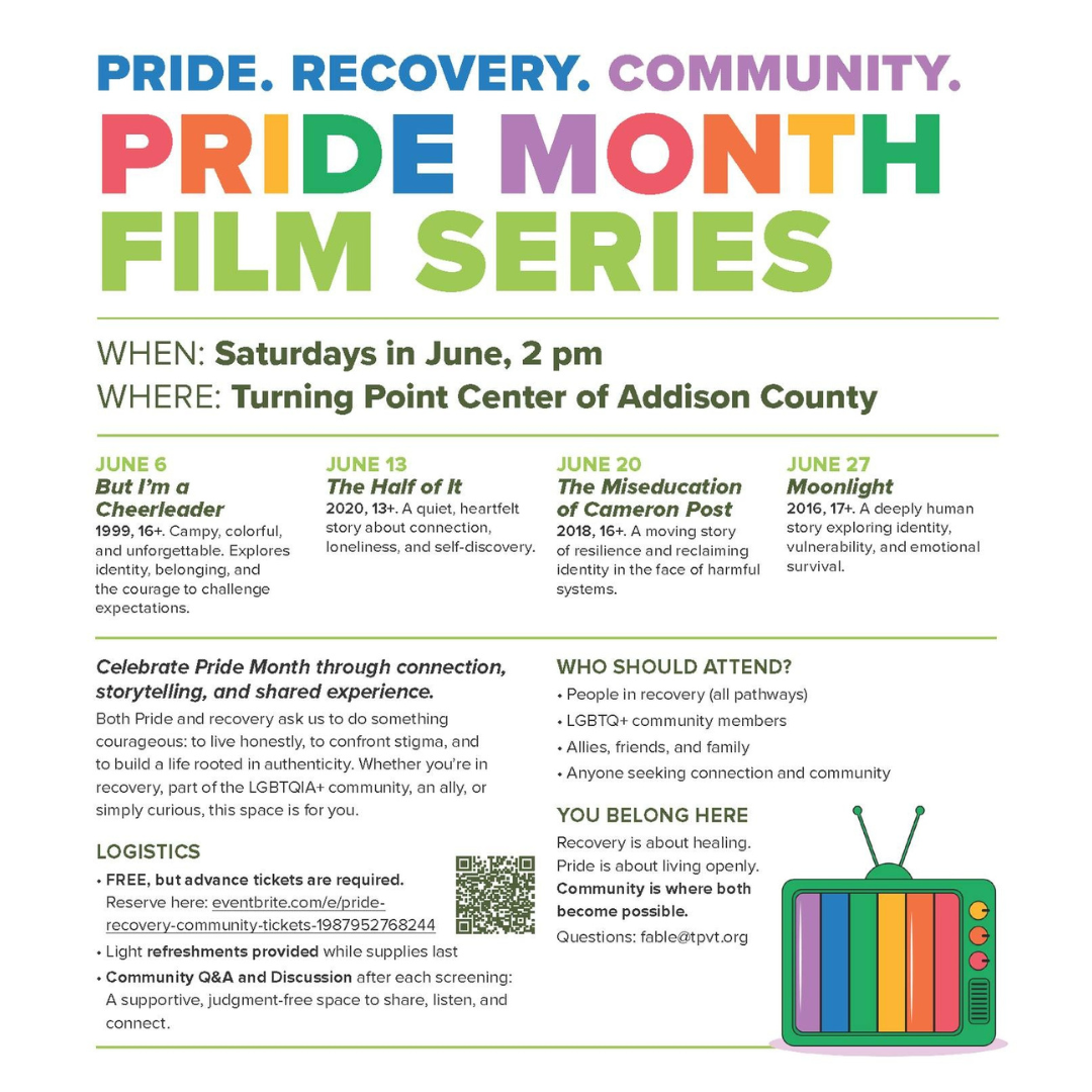PRIDE. RECOVERY. COMMUNITY.