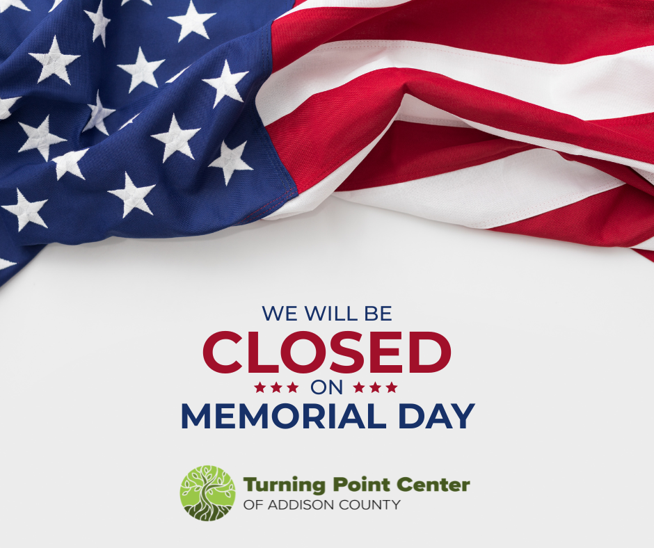 Closed for Memorial Day 2026