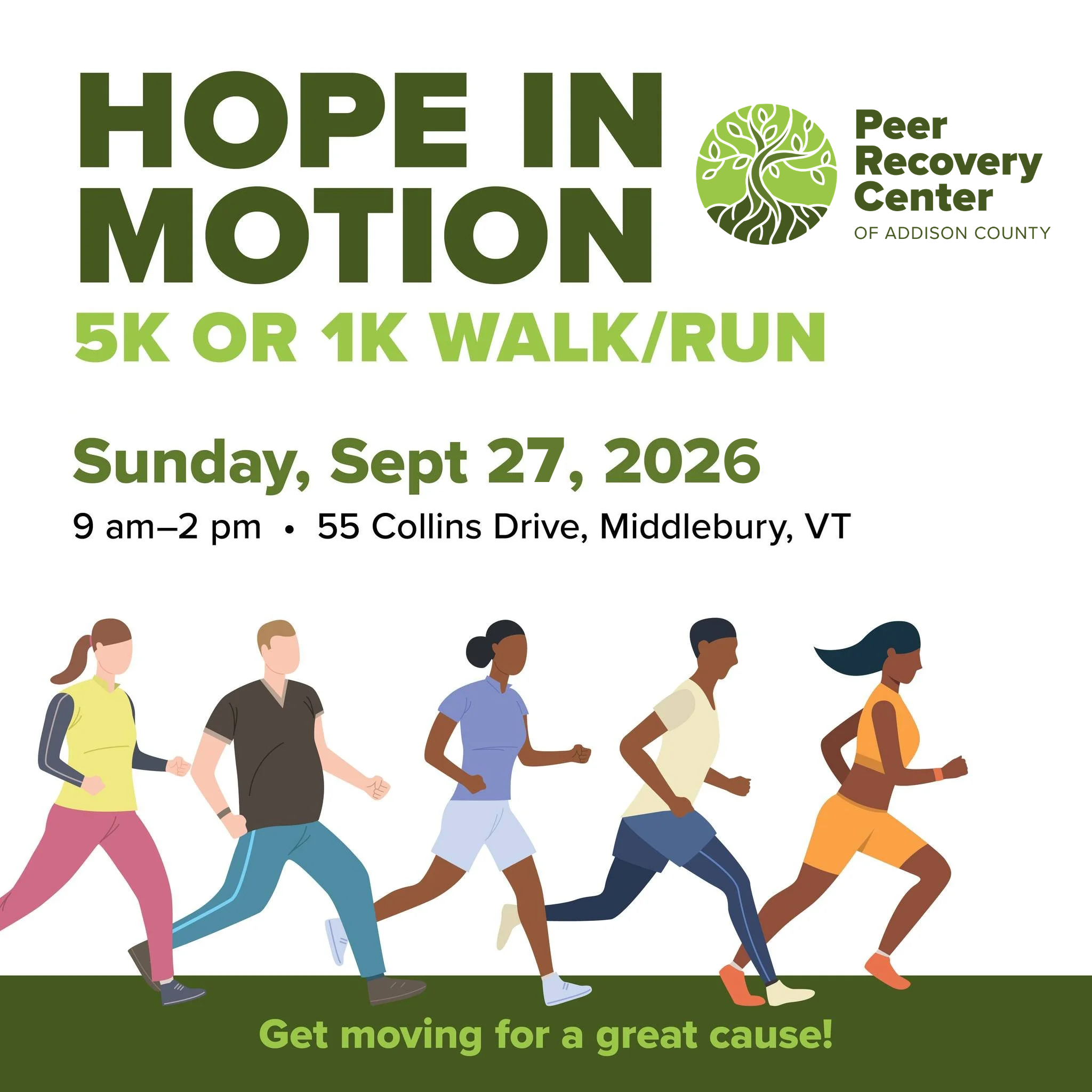 Hope in Motion 5K & 1K Run: A Celebration of Recovery and Community