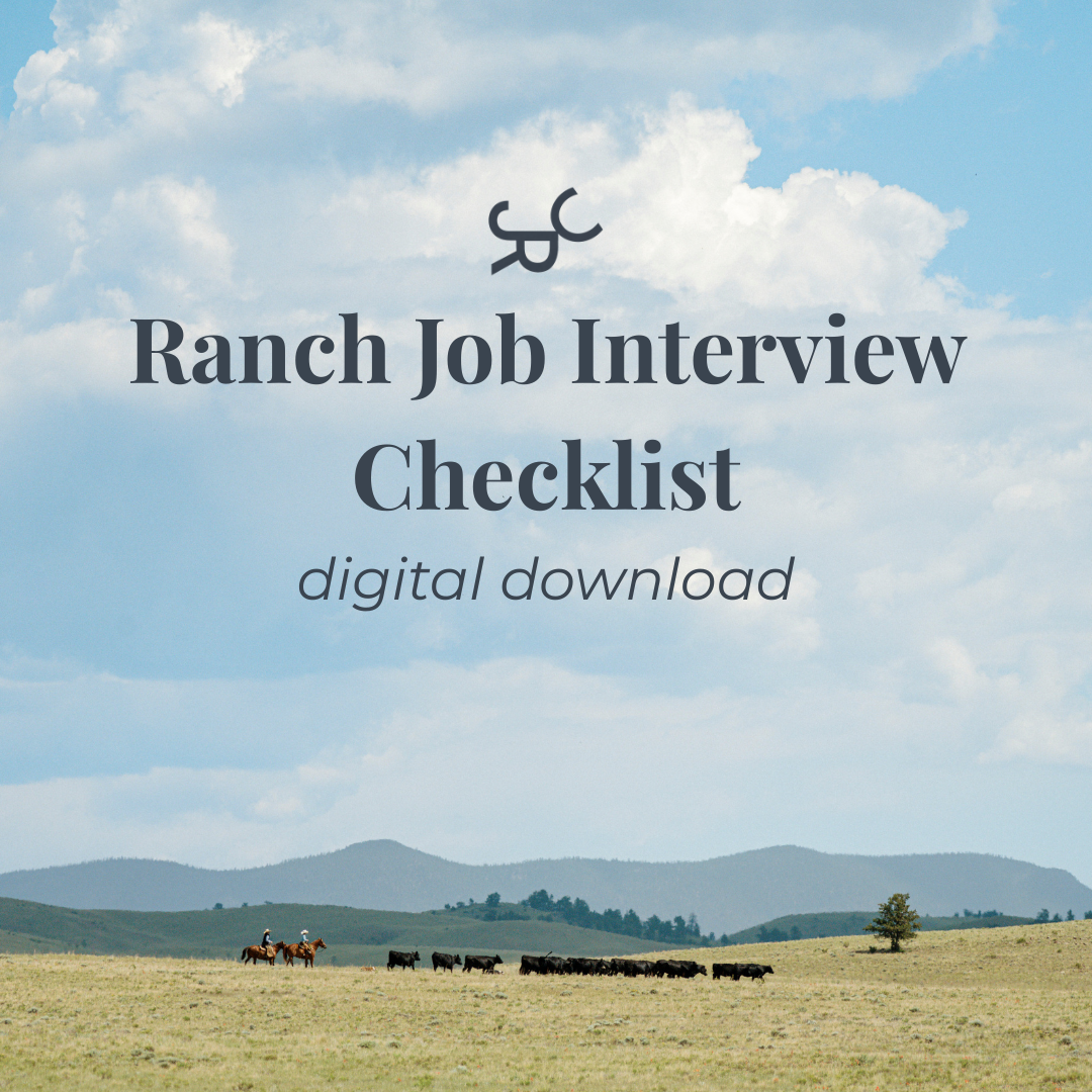 Before You Say Yes: A Ranch Job Interview Checklist