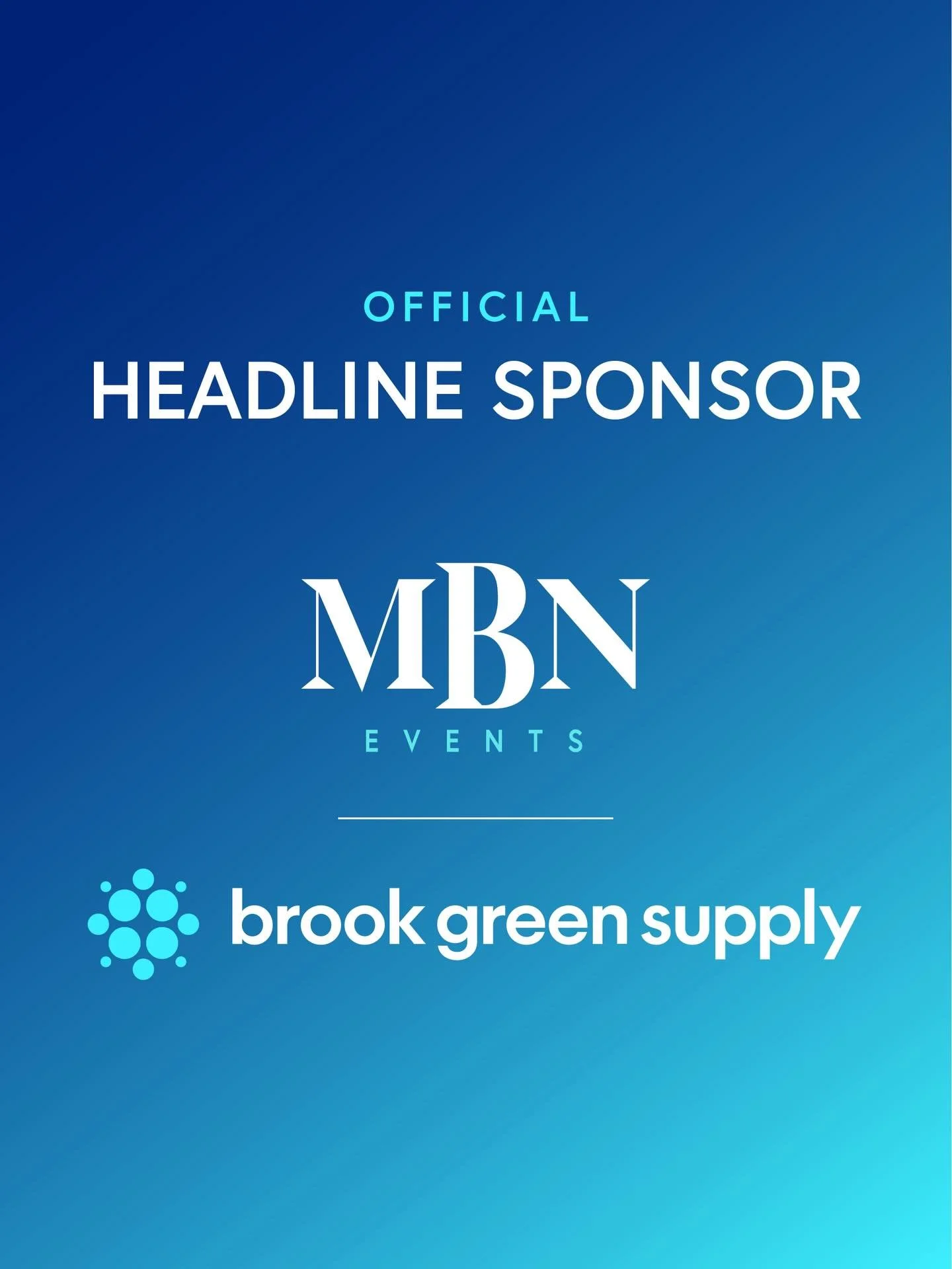 MBN Events - Powered by Brook Green Supply 🔋

MBN Events are thrilled to announce Brook Green Supply as the Headline Sponsor for two of our biggest events in 2026 🤝

Both the Football&rsquo;s Coming Home Lunch on the 11th June and the Sportsman&rsq