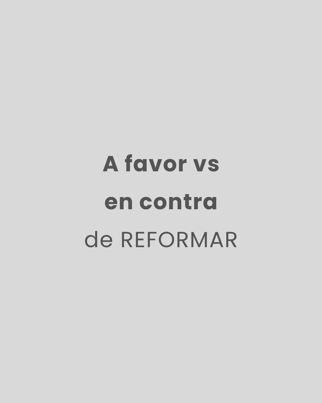 A favor vs en contra de reformar

Durante mucho tiempo, reformar tuvo una connotaci&oacute;n negativa. Se asociaba a &ldquo;hacer parches&rdquo; sobre lo existente: cambiar la cocina sin revisar las instalaciones, intervenir espacios de manera aislad