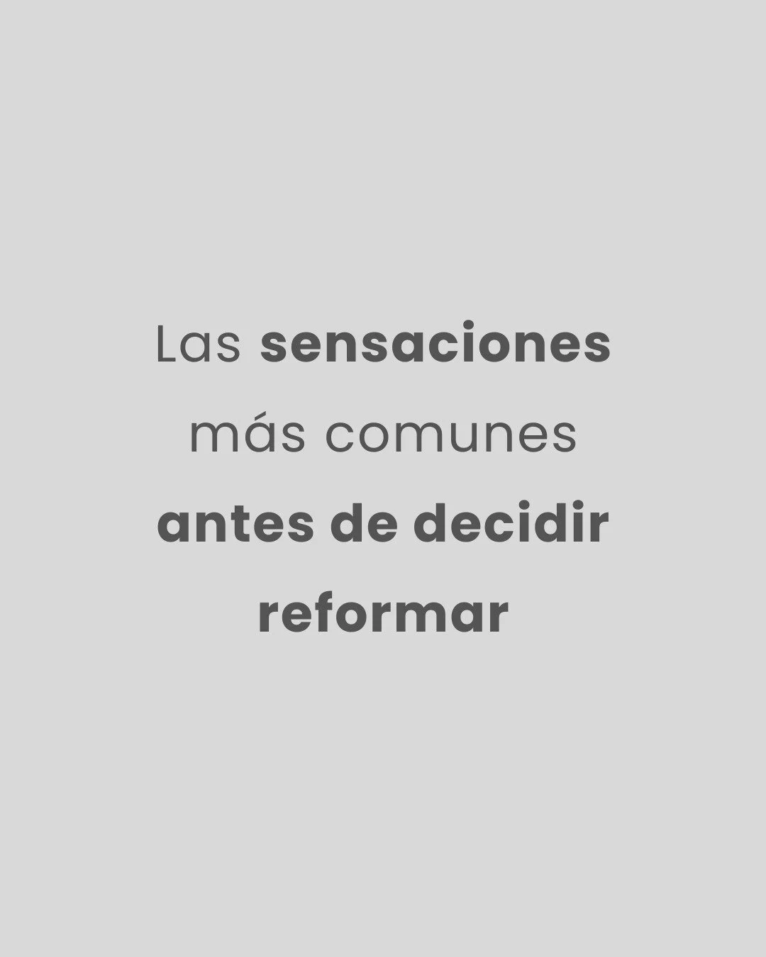Las sensaciones m&aacute;s comunes antes de decidir reformar...

Cocinas chicas
Espacios sin uso
Falta guardado
etc
etc
etc

Vos, con cu&aacute;les te identificas ?