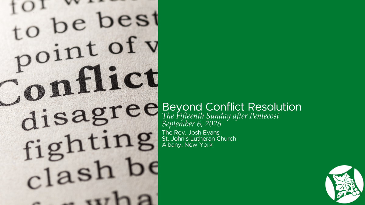 Beyond Conflict Resolution