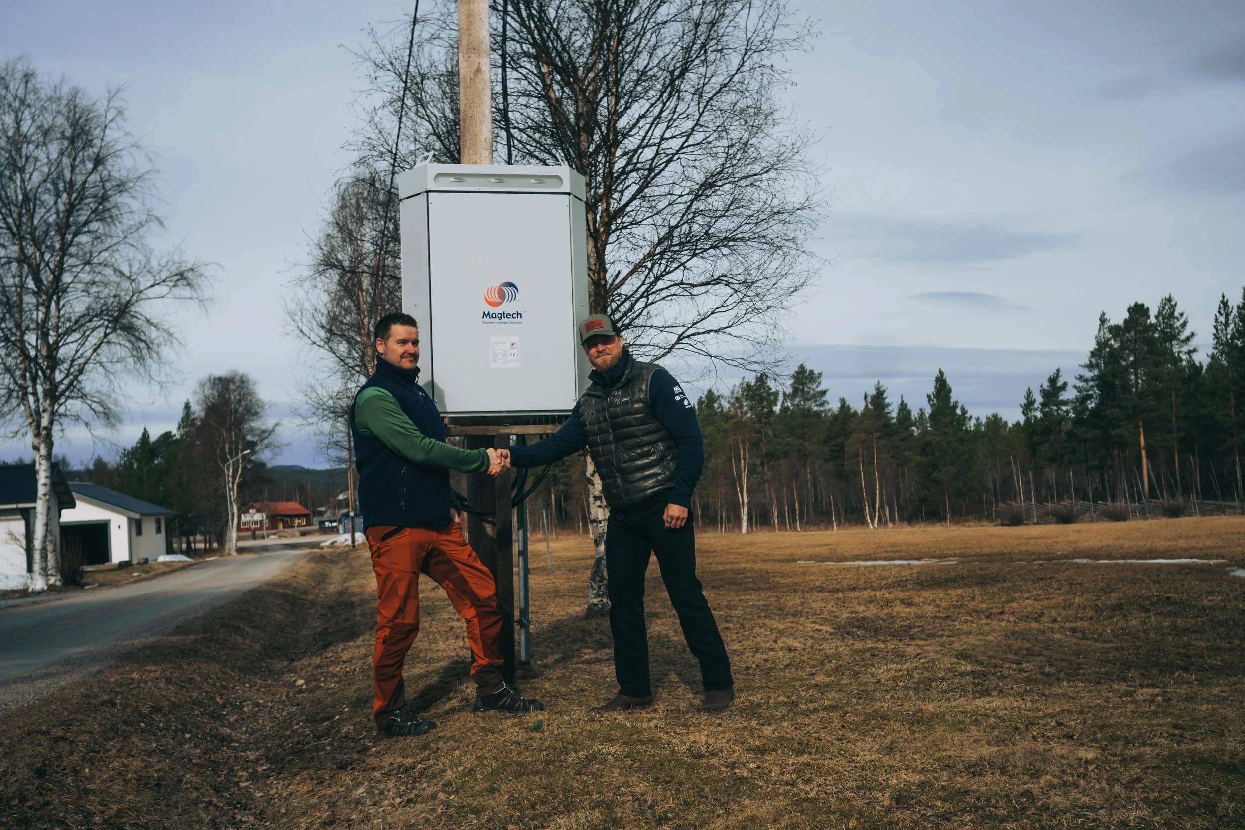 Pasi Lamminniemi, projektledare på Härjeåns