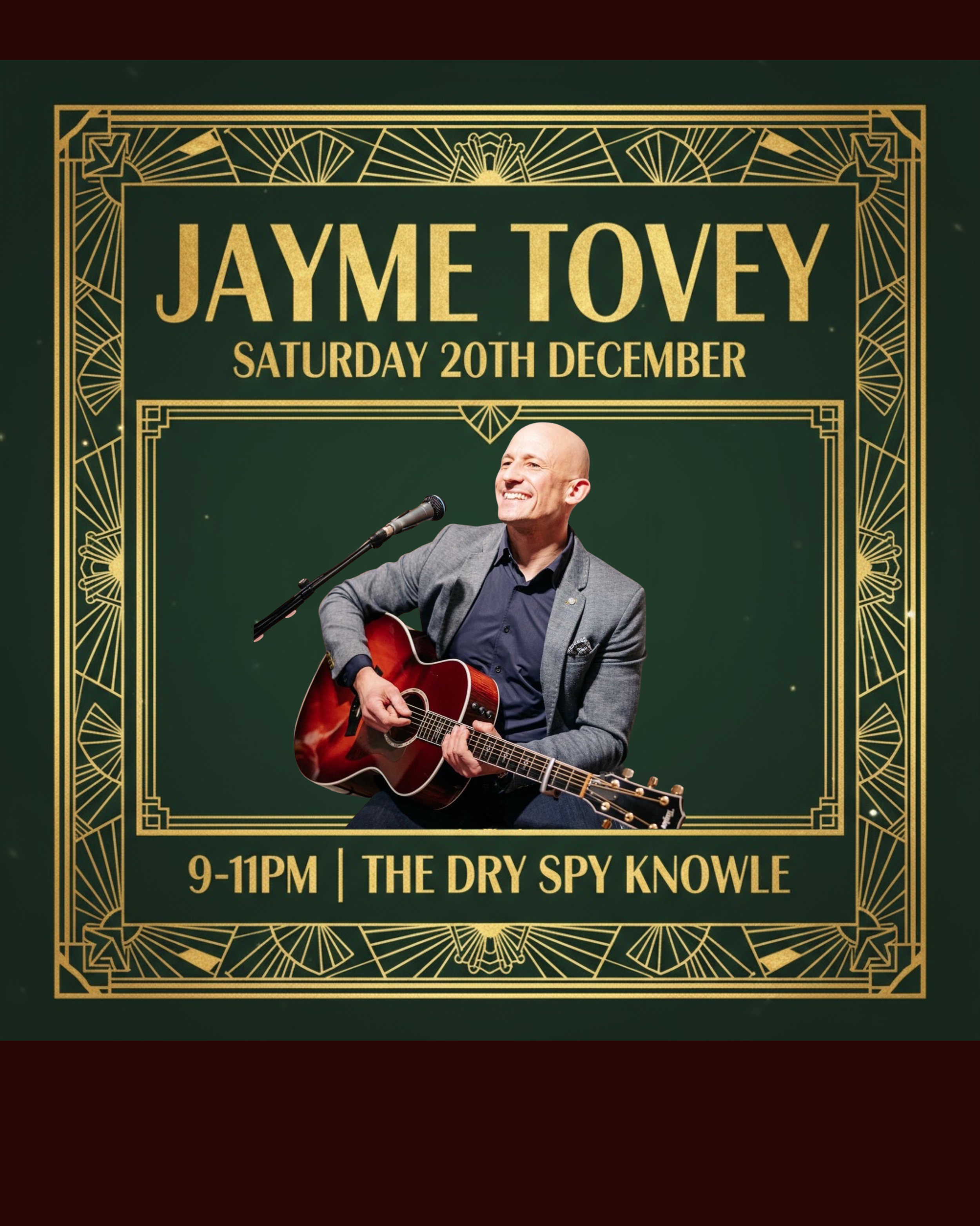 Jayme Tovey Saturday 20th