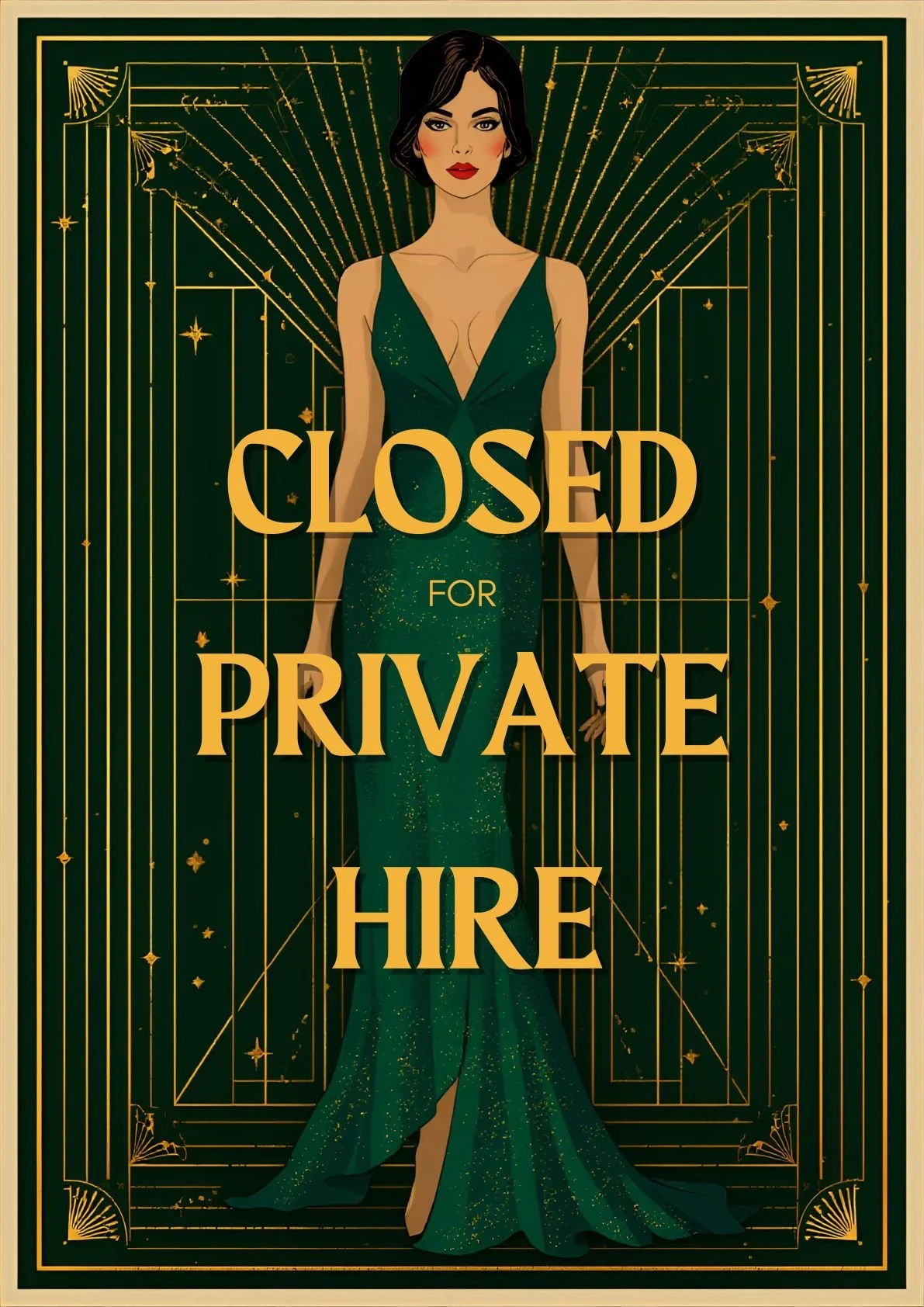 Closed for Private Hire march 7th 