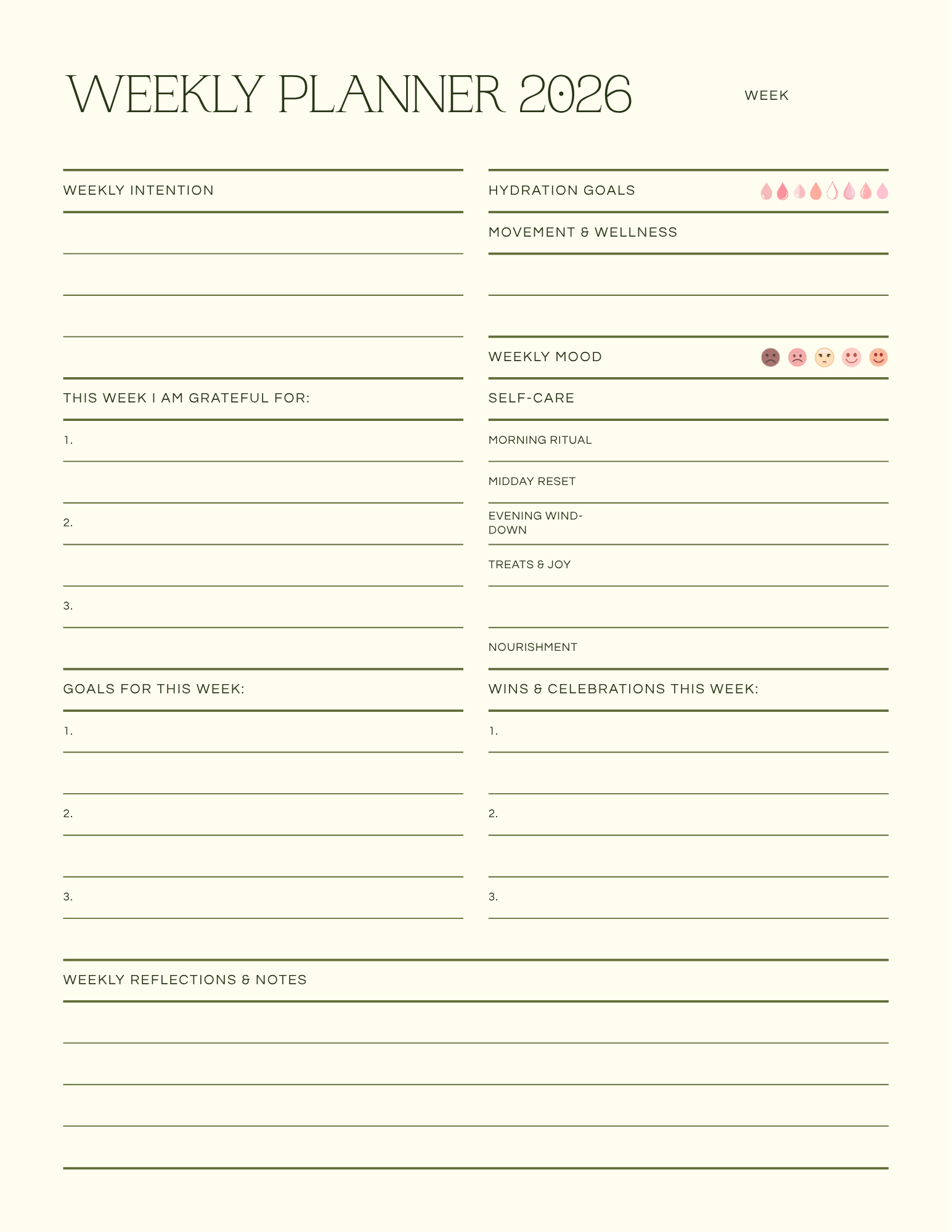 2026 Weekly Planner for Women Warm, Luxurious Vision (1).png