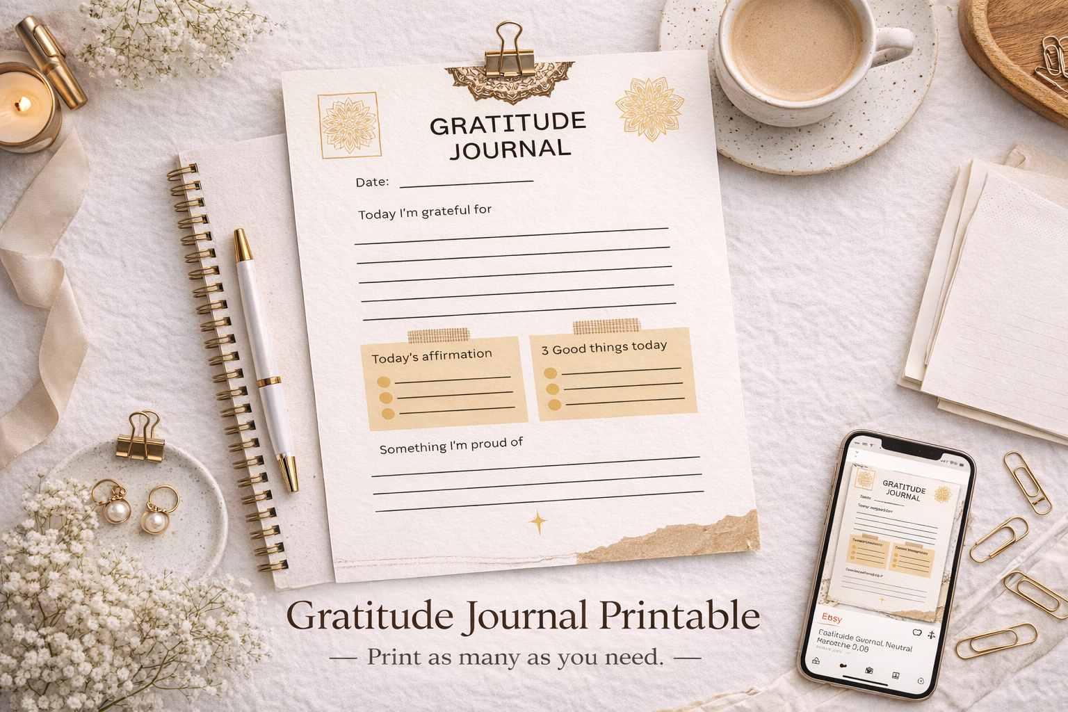 Gratitude journal printable mockup scene.png