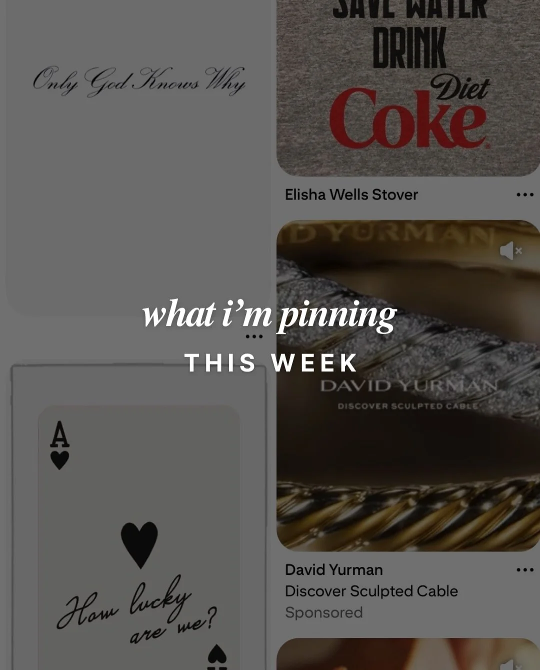 I may or may not have stayed up until 1:30am last night organizing my Pinterest boards 😇

Where else should I be looking for creative inspiration?!
