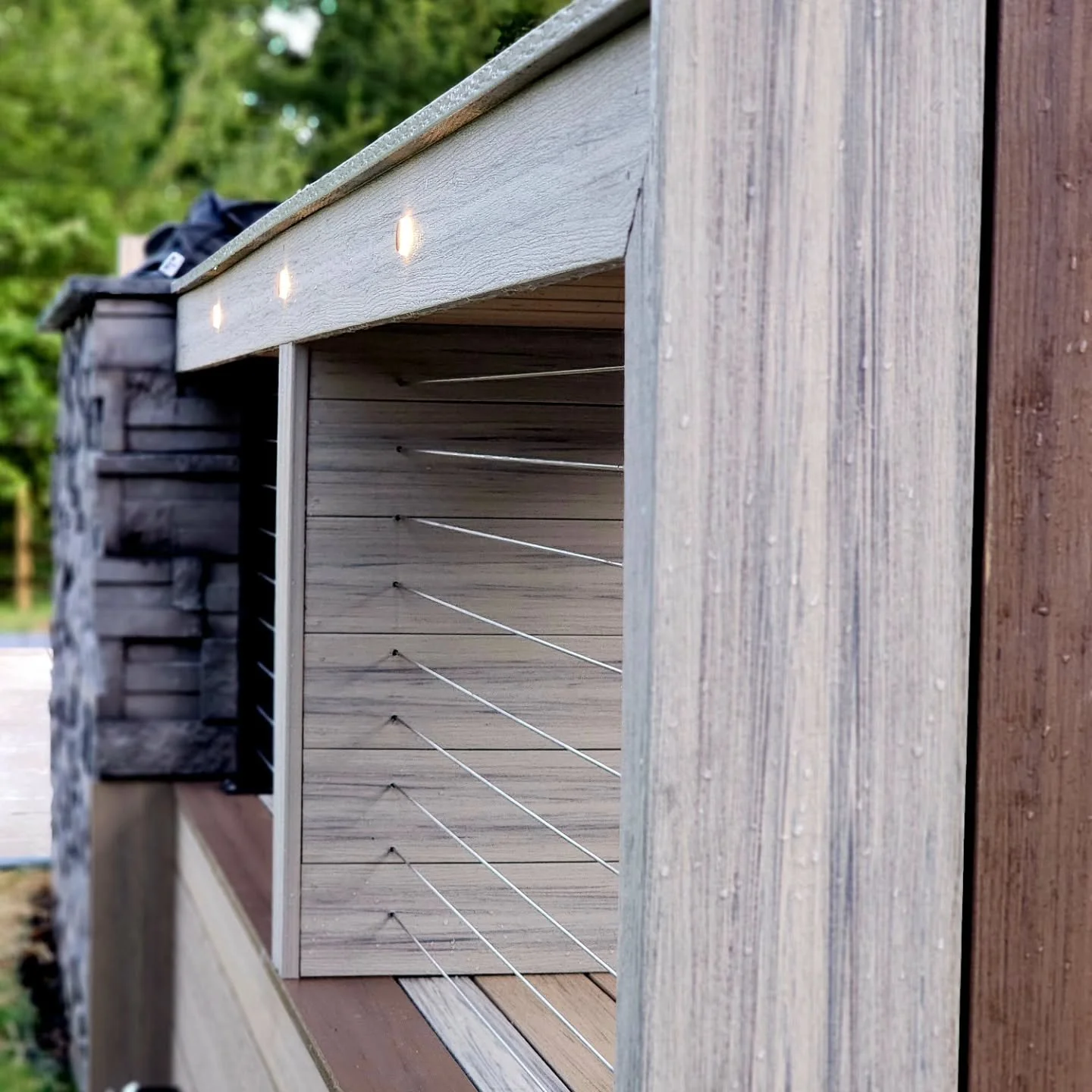 Final shots from a beast of a build.

This outdoor living space didn&rsquo;t pull punches&mdash;and neither did we.
⁠
This one&rsquo;s not just another backyard&mdash;it's a full-on outdoor experience. Two custom decks using a trio of @deckorators Vo
