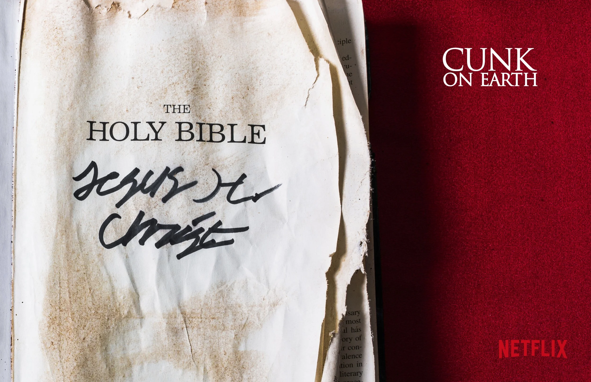 Cunk on Earth - Signed Copy of the Holy Bible